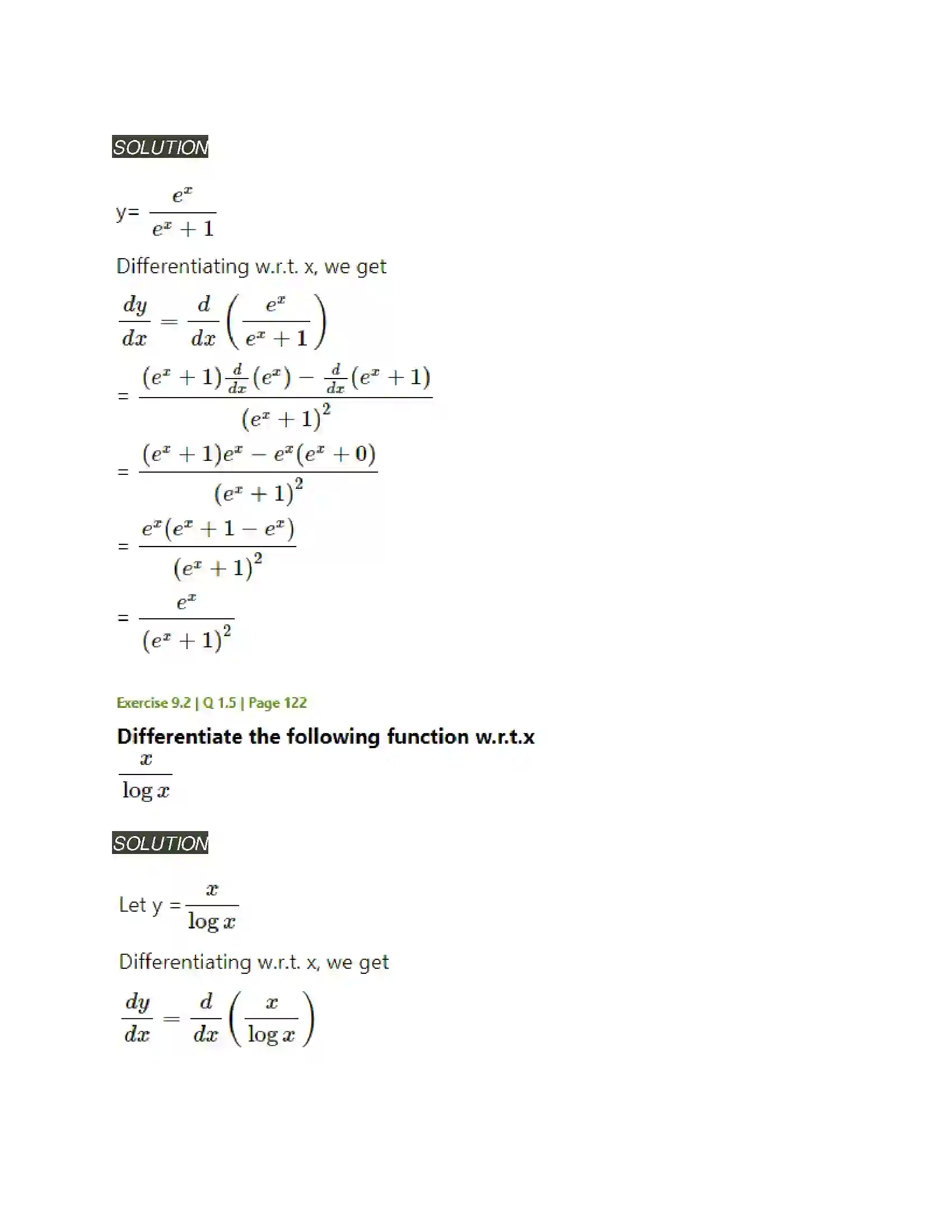 Maharashtra Board Class 11th Mathematics & Statistics - 1 Differentiation Solution 20