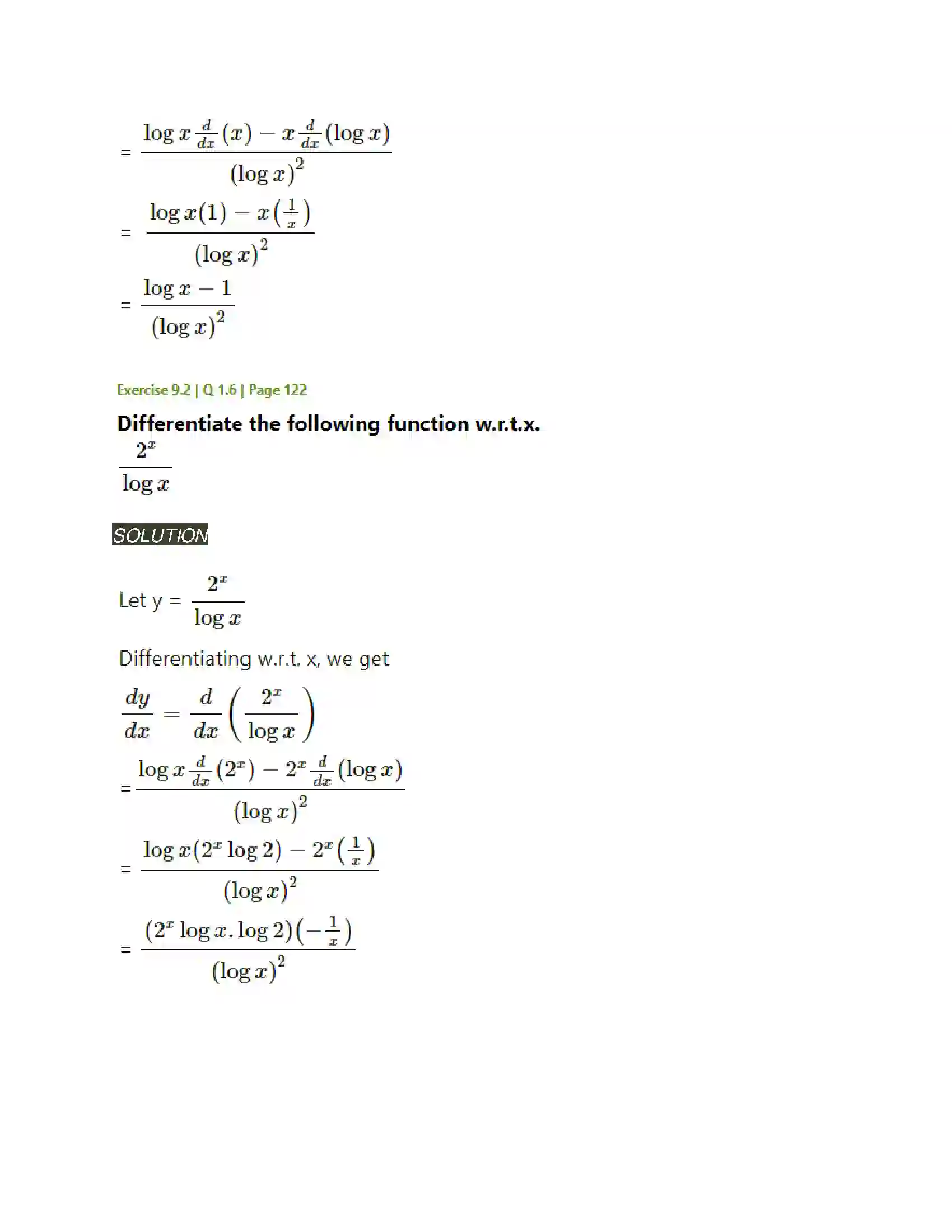 Maharashtra Board Class 11th Mathematics & Statistics - 1 Differentiation Solution 21