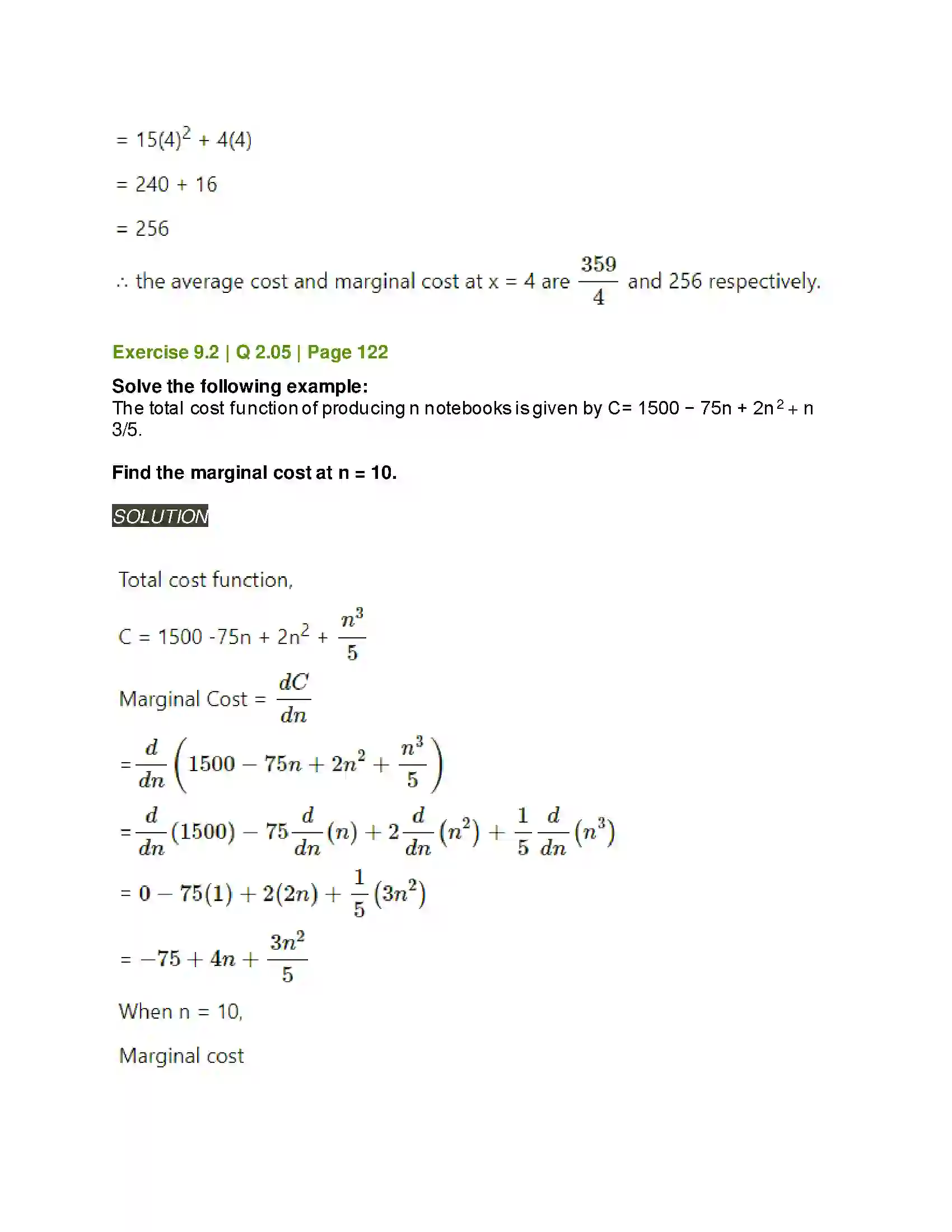 Maharashtra Board Class 11th Mathematics & Statistics - 1 Differentiation Solution 28
