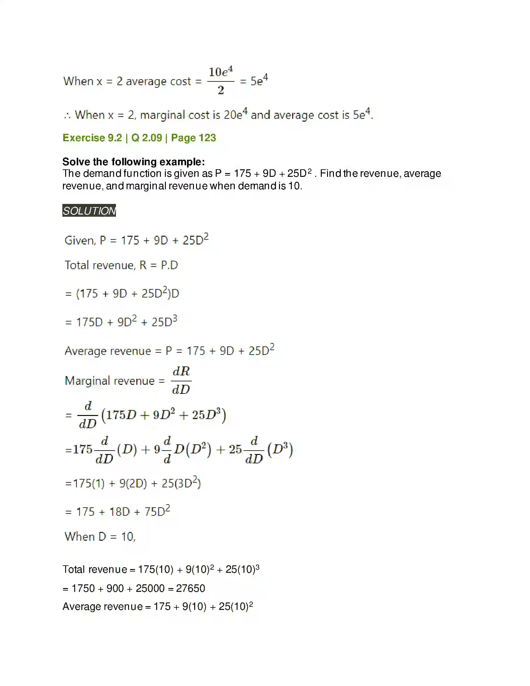 Maharashtra Board Class 11th Mathematics & Statistics - 1 Differentiation Solution 32