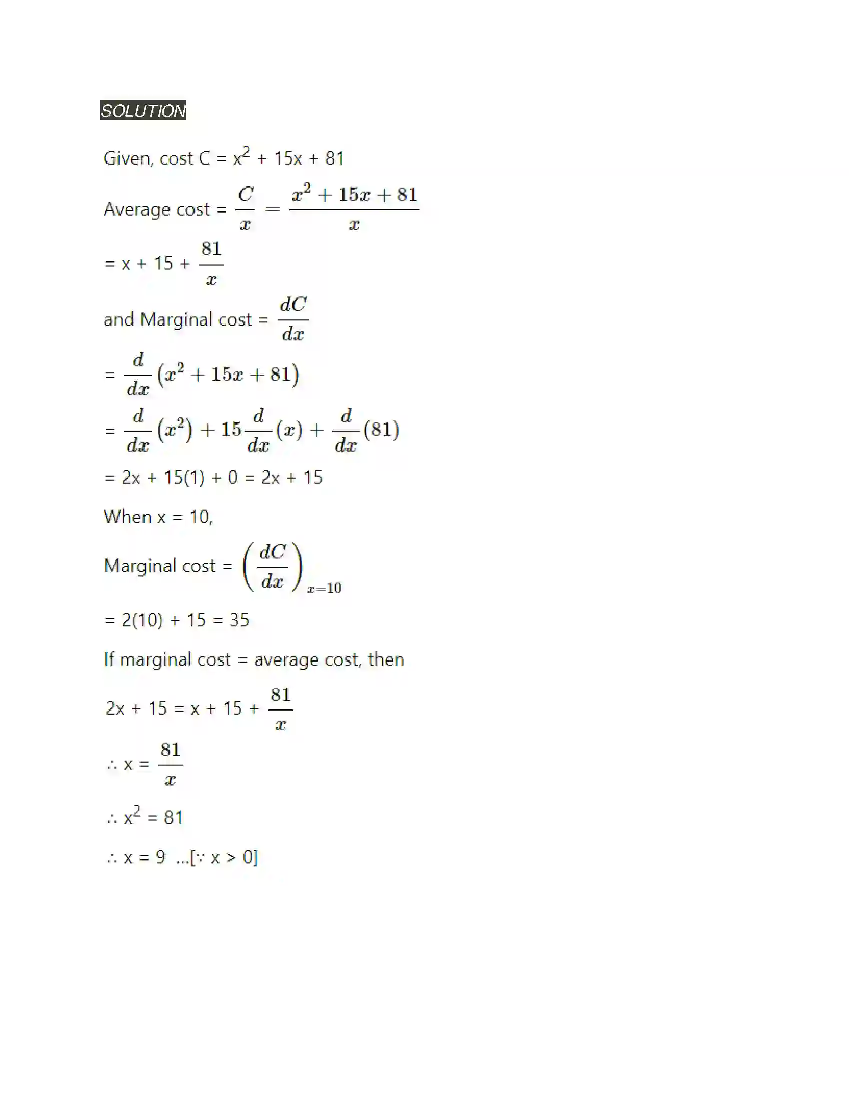 Maharashtra Board Class 11th Mathematics & Statistics - 1 Differentiation Solution 53
