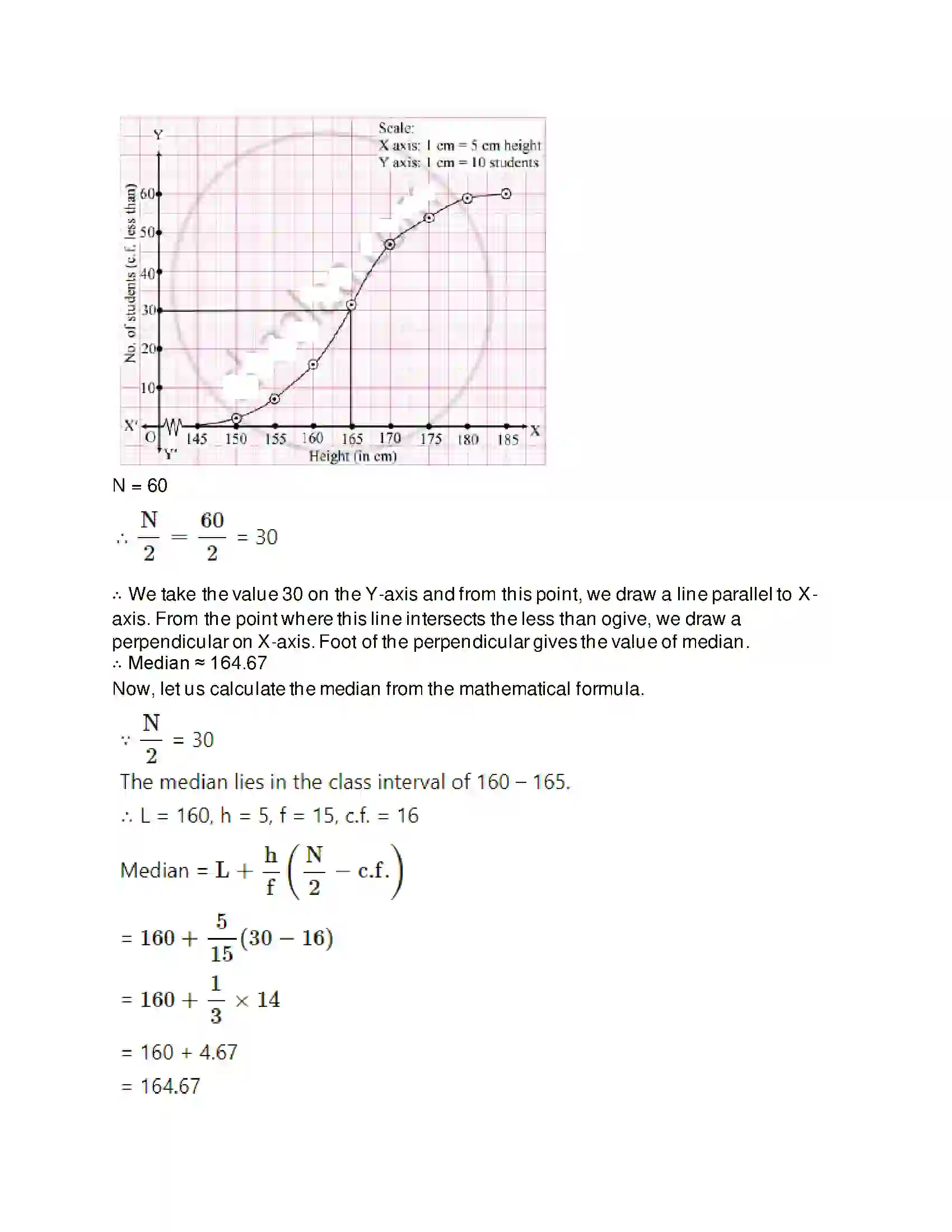 Maharashtra Board Class 11th Mathematics & Statistics - 2 Partition Values Solution 68