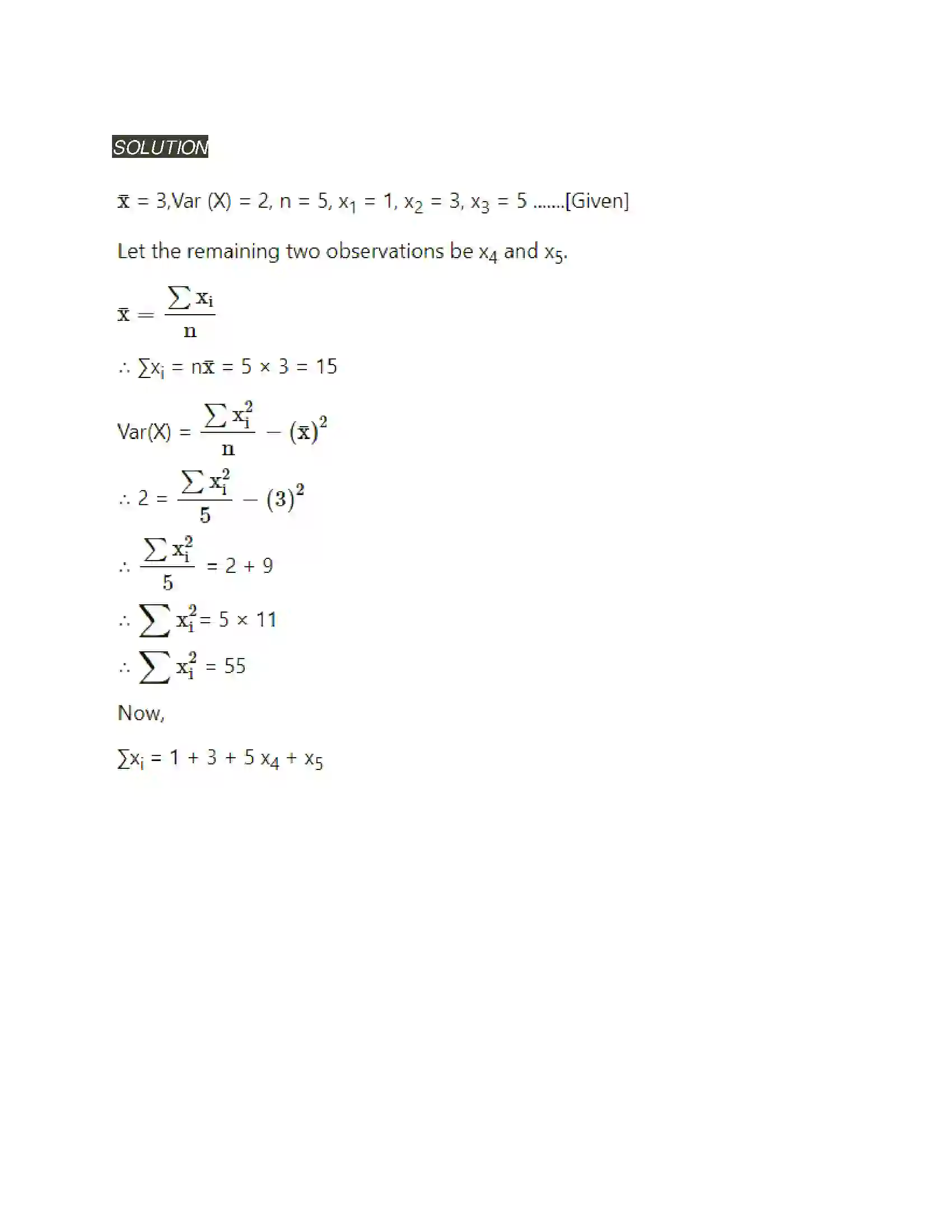 Maharashtra Board Class 11th Mathematics & Statistics - 2 Measures of Dispersion Solution 16