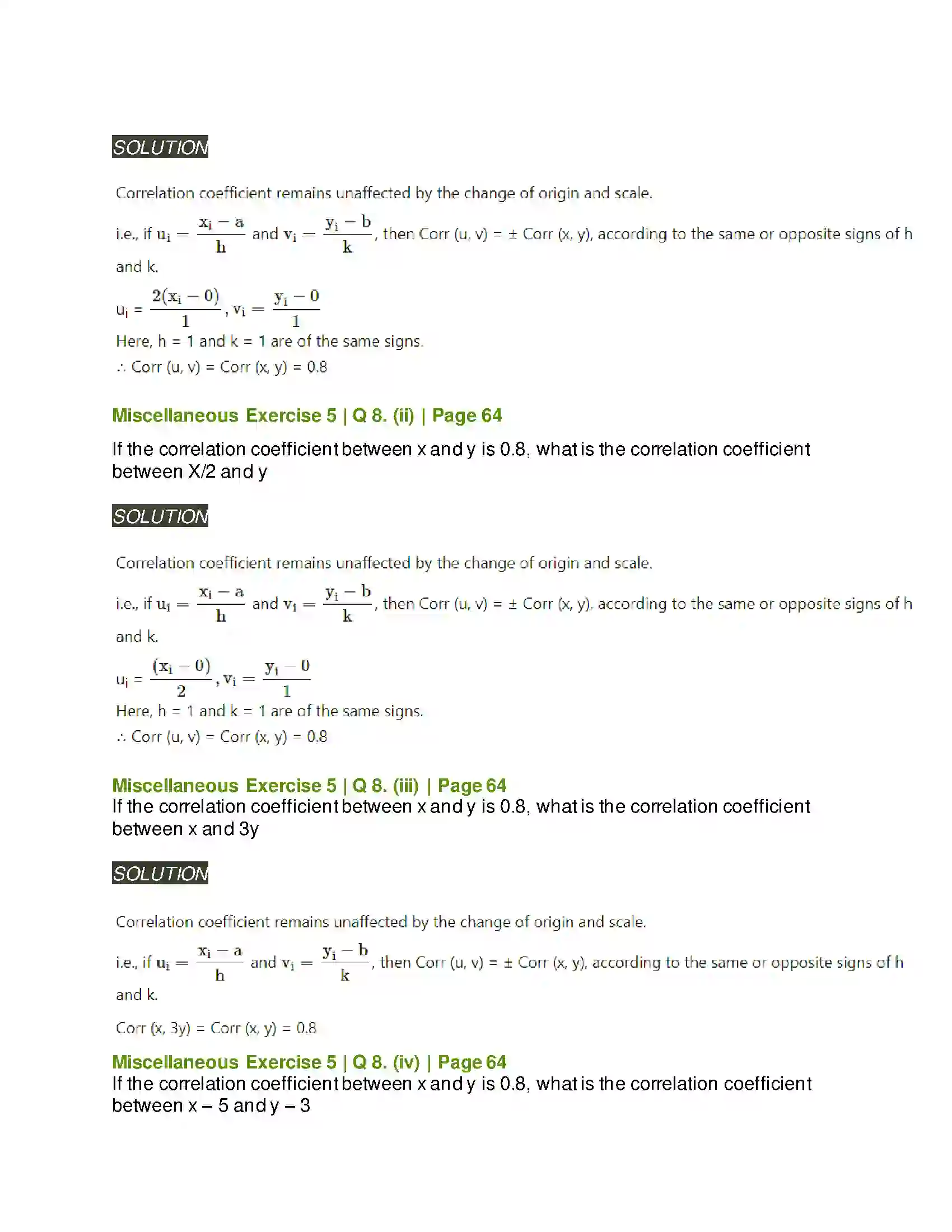 Maharashtra Board Class 11th Mathematics & Statistics - 2 Correlation Solution 22