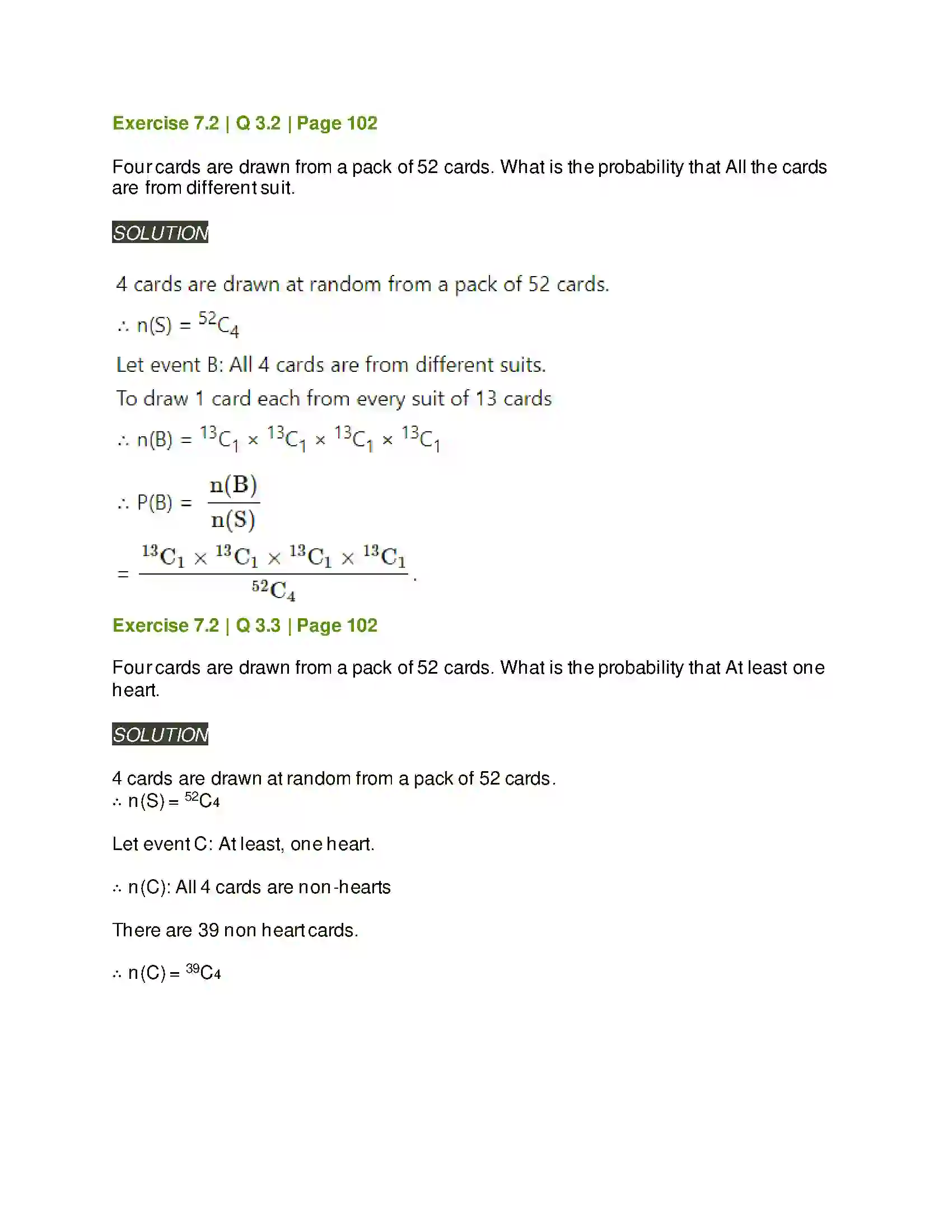Maharashtra Board Class 11th Mathematics & Statistics - 2 Probability Solution 15