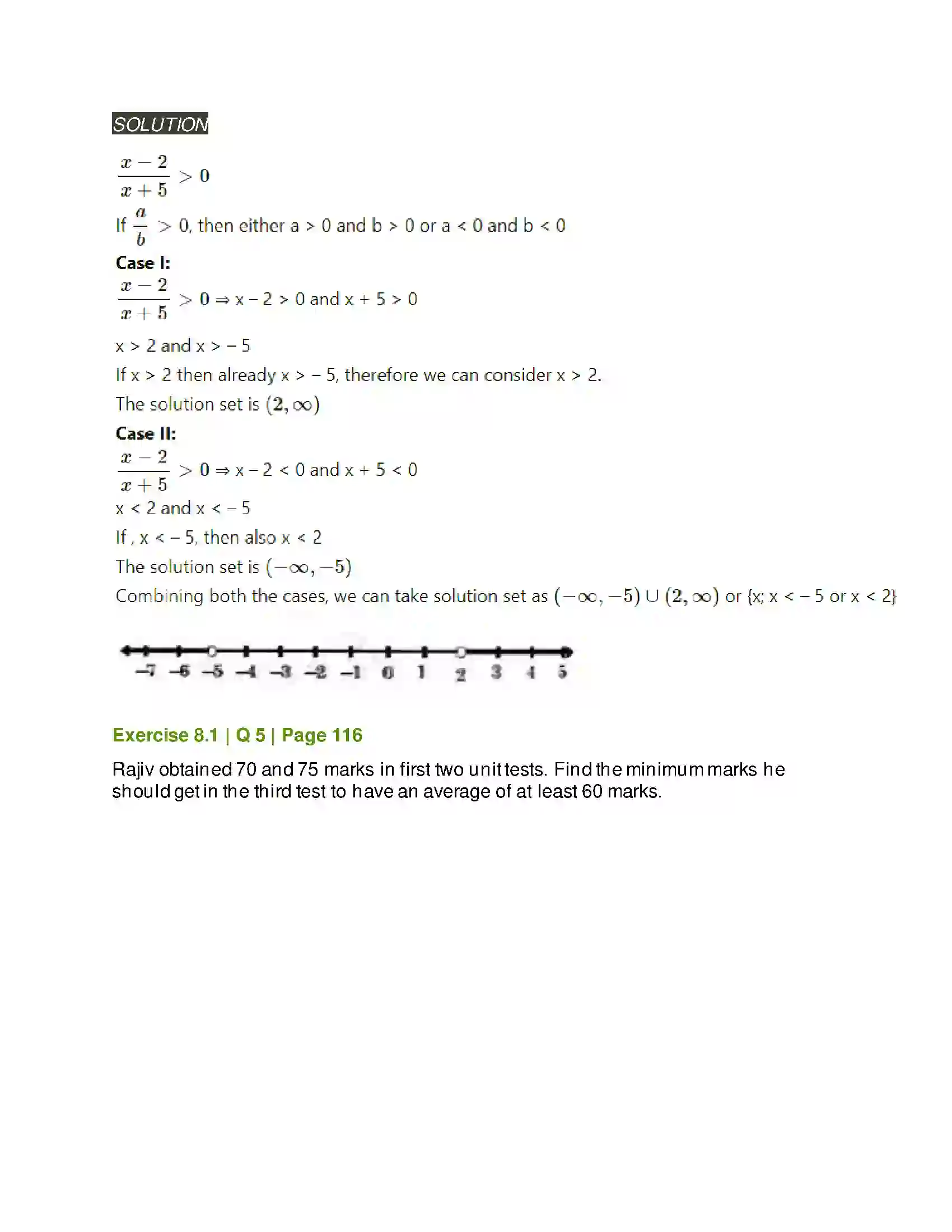 Maharashtra Board Class 11th Mathematics & Statistics - 2 Linear Inequations Solution 13