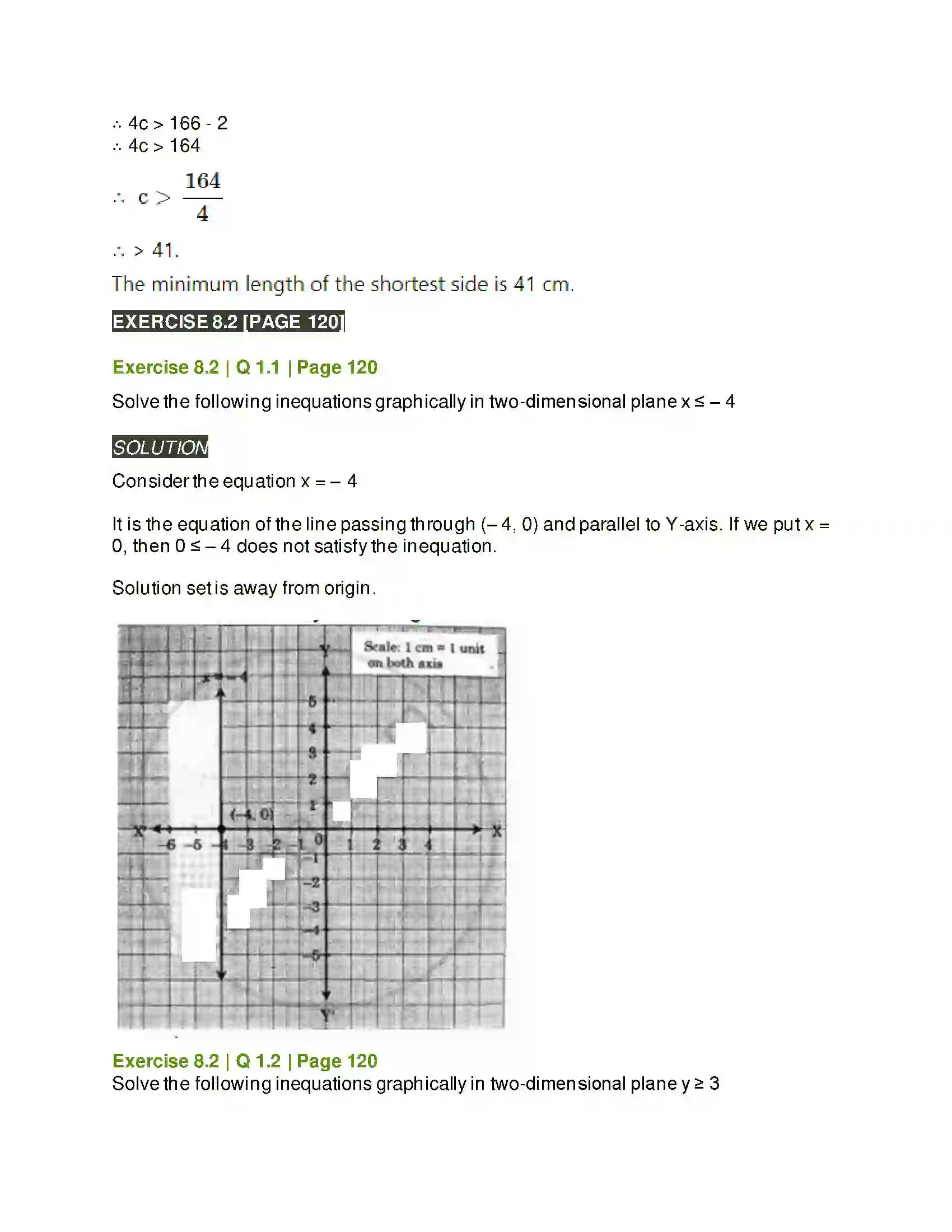 Maharashtra Board Class 11th Mathematics & Statistics - 2 Linear Inequations Solution 17