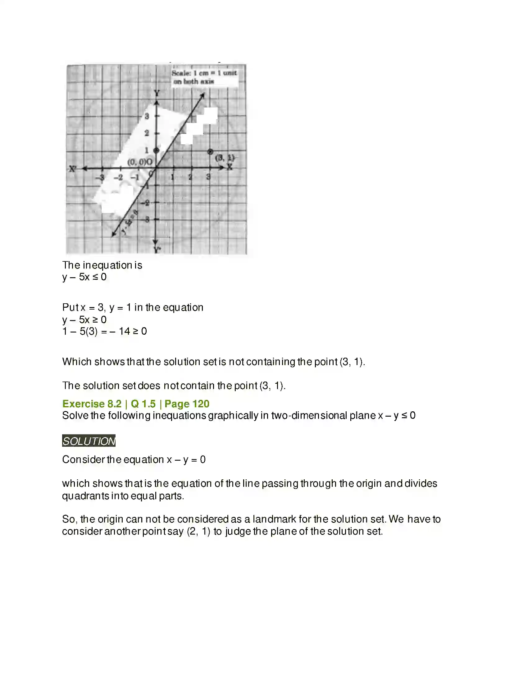 Maharashtra Board Class 11th Mathematics & Statistics - 2 Linear Inequations Solution 20