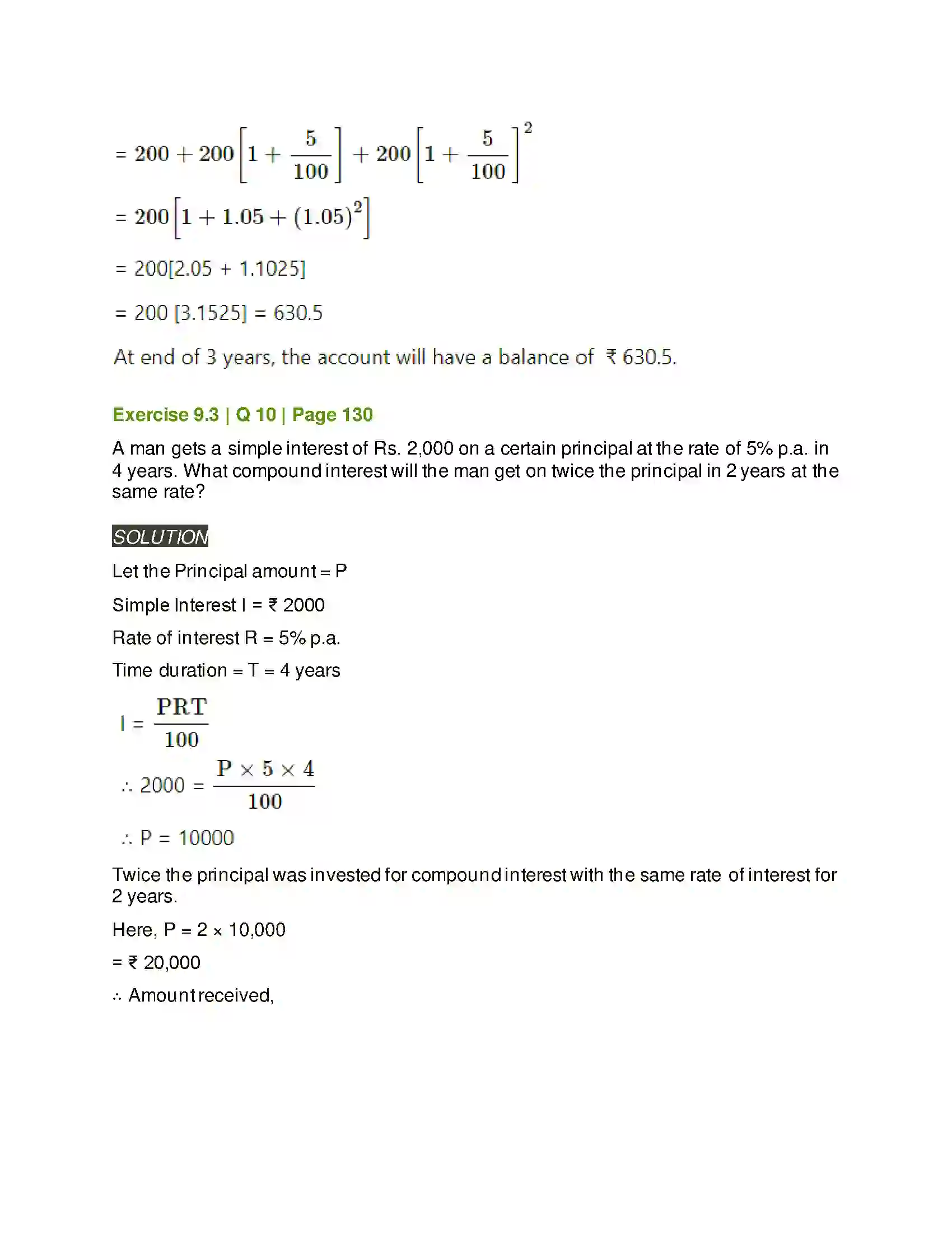 Maharashtra Board Class 11th Mathematics & Statistics - 2 Commercial Mathematics Solution 31