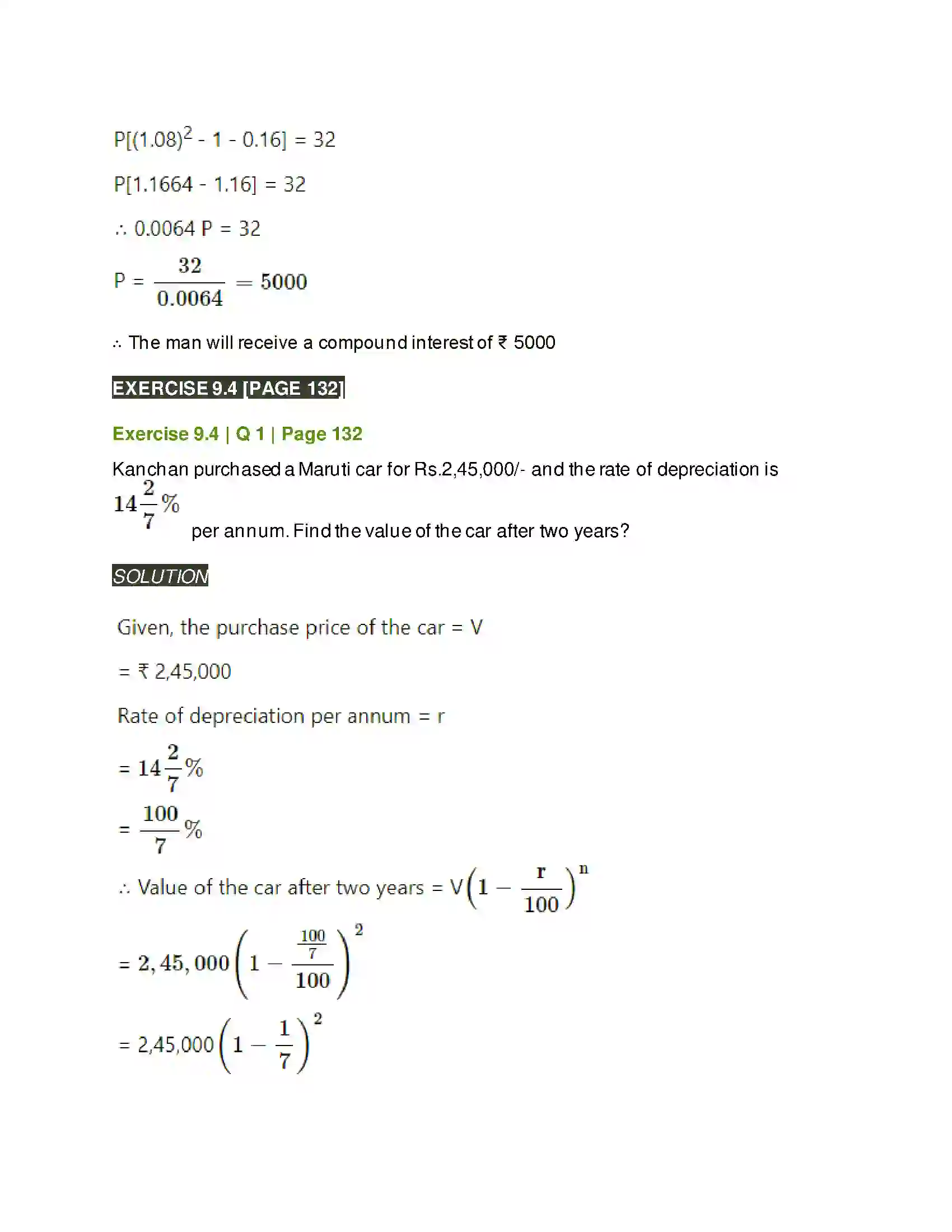 Maharashtra Board Class 11th Mathematics & Statistics - 2 Commercial Mathematics Solution 33