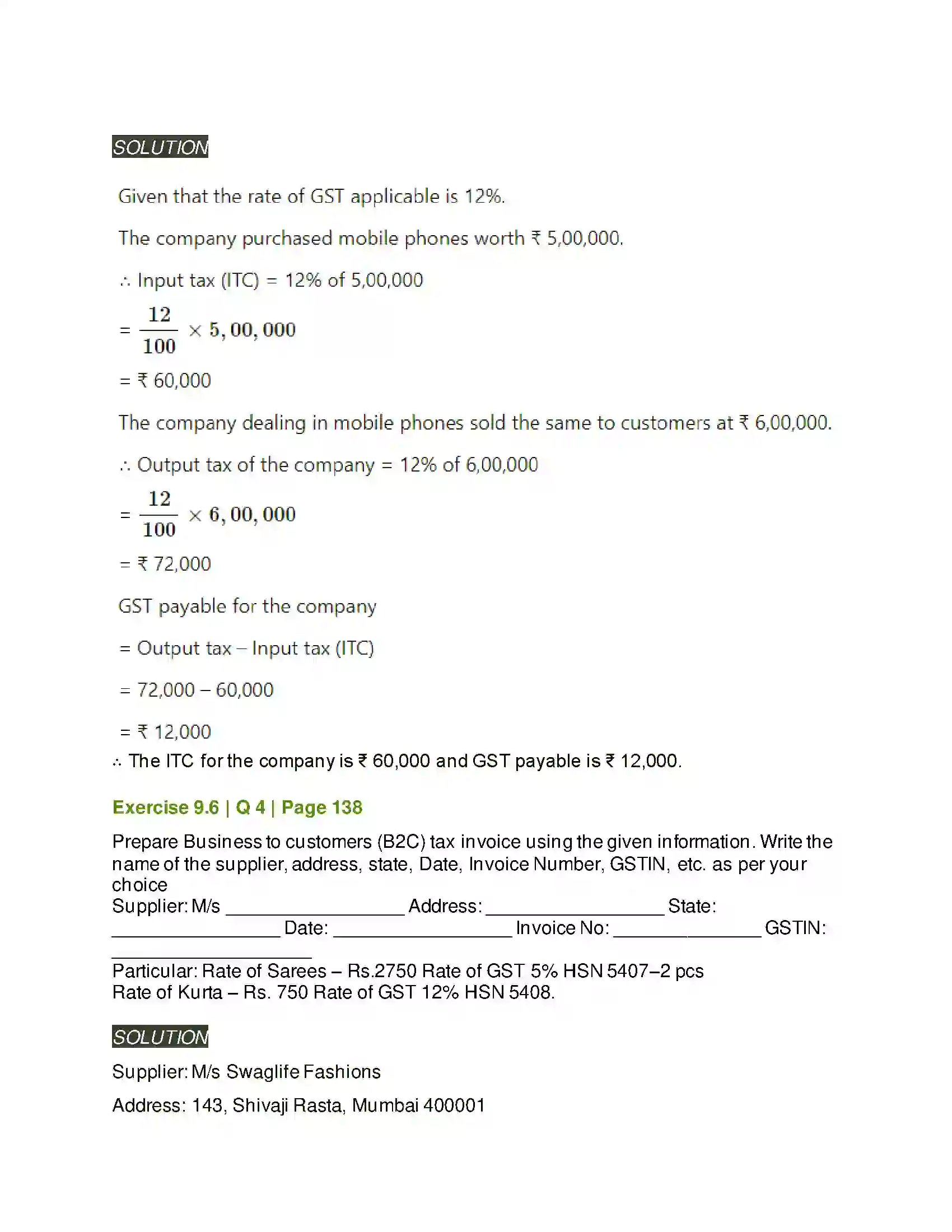Maharashtra Board Class 11th Mathematics & Statistics - 2 Commercial Mathematics Solution 50