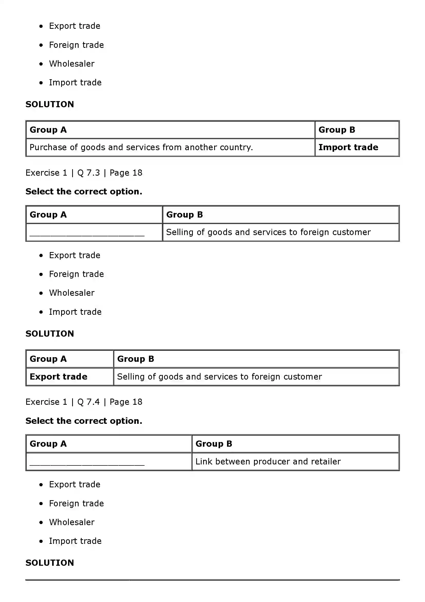 Maharashtra Board Class 11th Organisation of Commerce and Management (OC) Introduction of Commerce and Business Solution 12