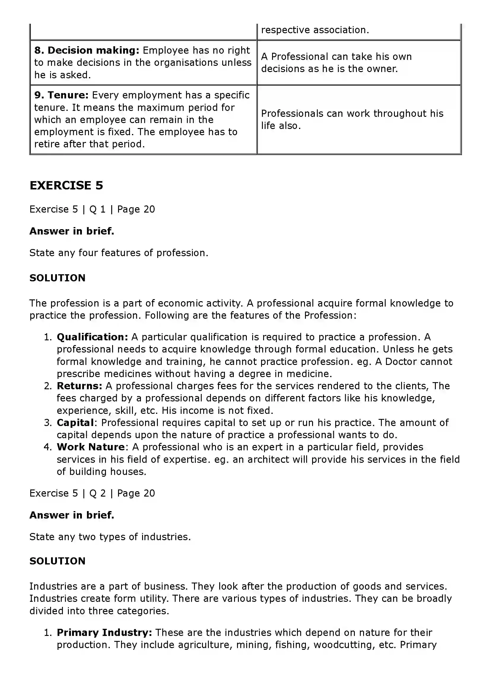 Maharashtra Board Class 11th Organisation of Commerce and Management (OC) Introduction of Commerce and Business Solution 22