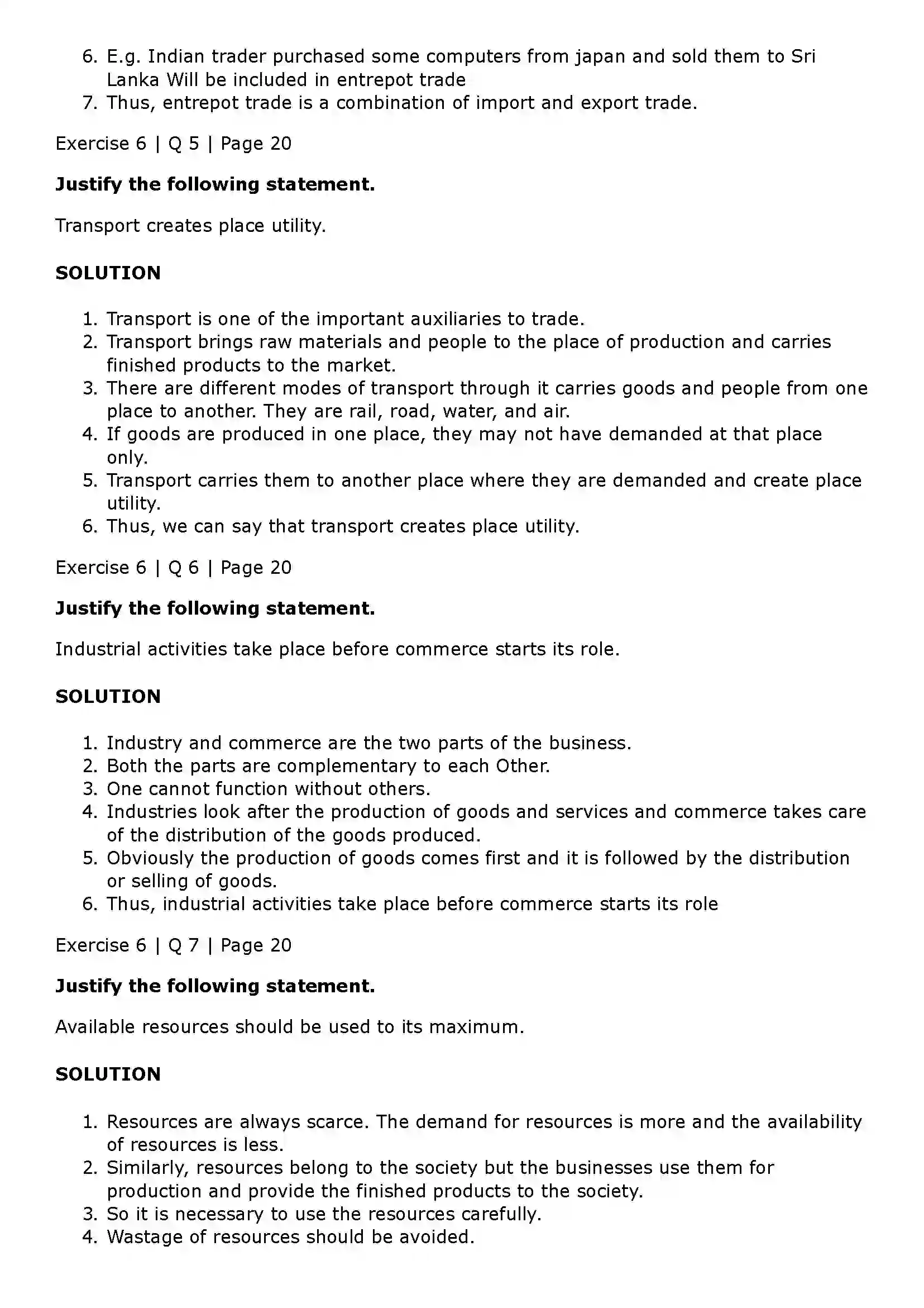 Maharashtra Board Class 11th Organisation of Commerce and Management (OC) Introduction of Commerce and Business Solution 27