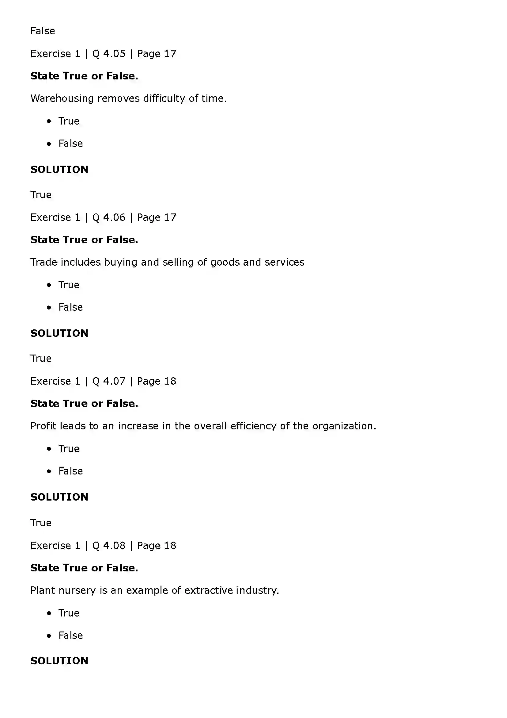 Maharashtra Board Class 11th Organisation of Commerce and Management (OC) Introduction of Commerce and Business Solution 7