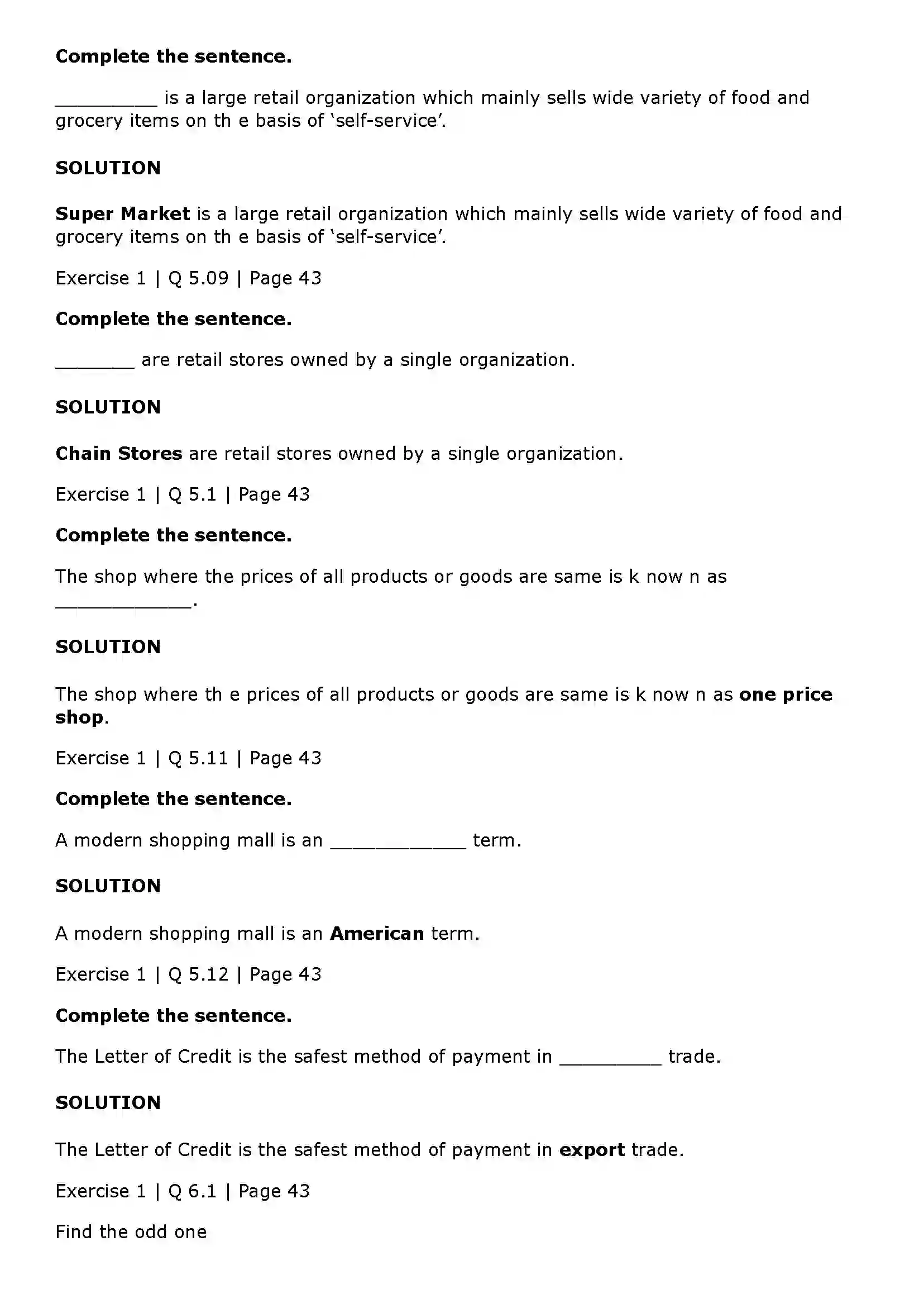 Maharashtra Board Class 11th Organisation of Commerce and Management (OC) Trade Solution 10