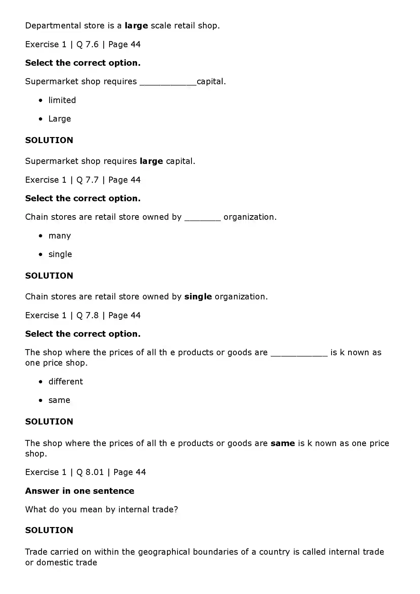 Maharashtra Board Class 11th Organisation of Commerce and Management (OC) Trade Solution 13