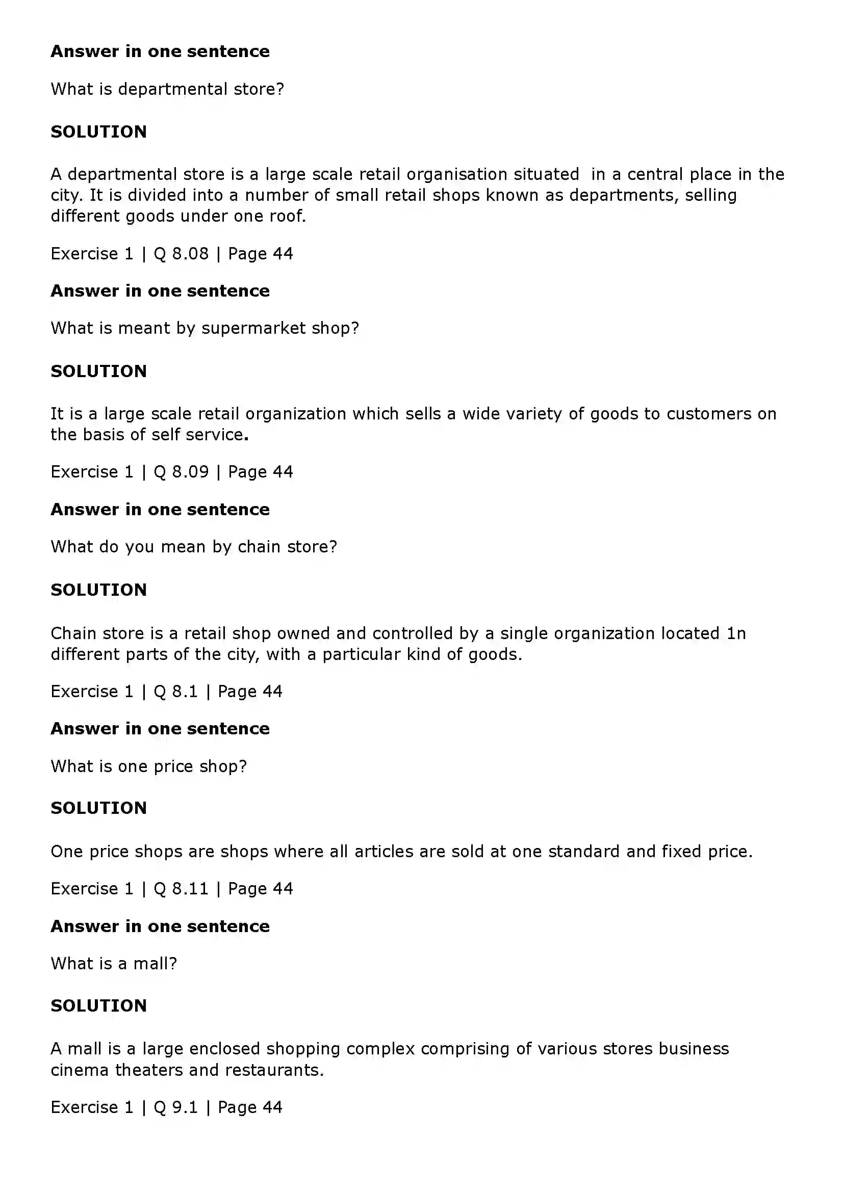 Maharashtra Board Class 11th Organisation of Commerce and Management (OC) Trade Solution 15