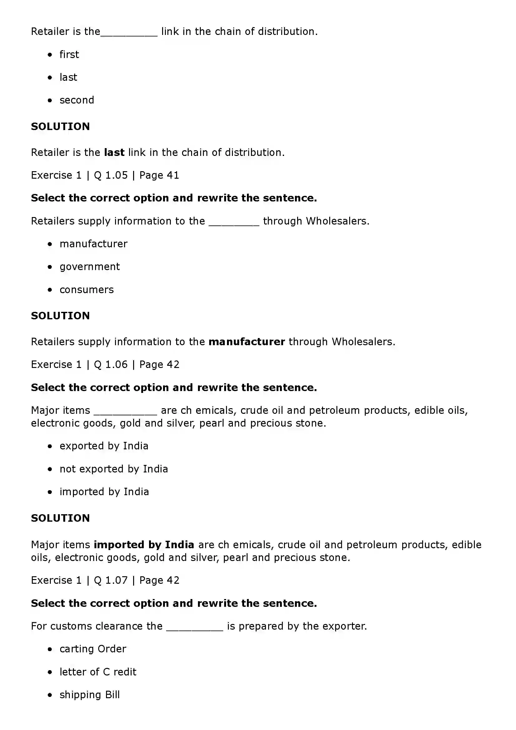 Maharashtra Board Class 11th Organisation of Commerce and Management (OC) Trade Solution 2