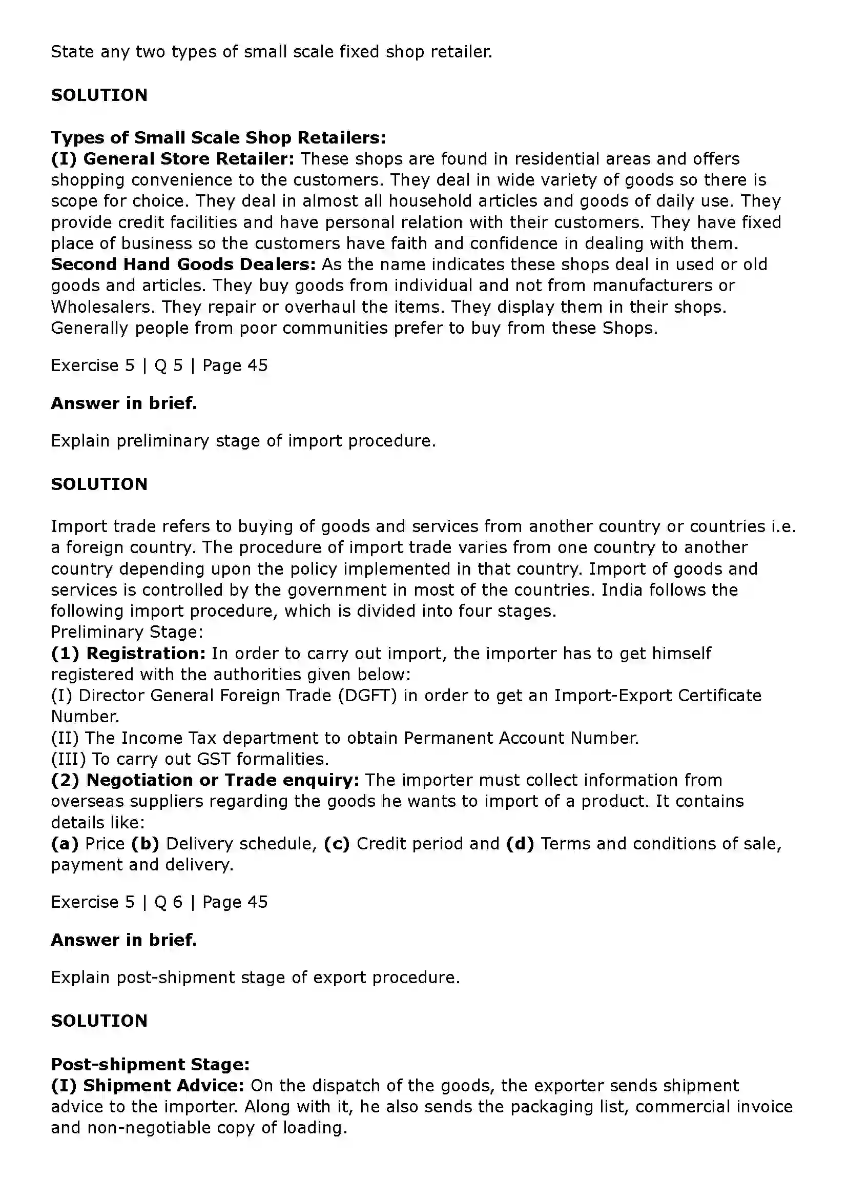 Maharashtra Board Class 11th Organisation of Commerce and Management (OC) Trade Solution 27