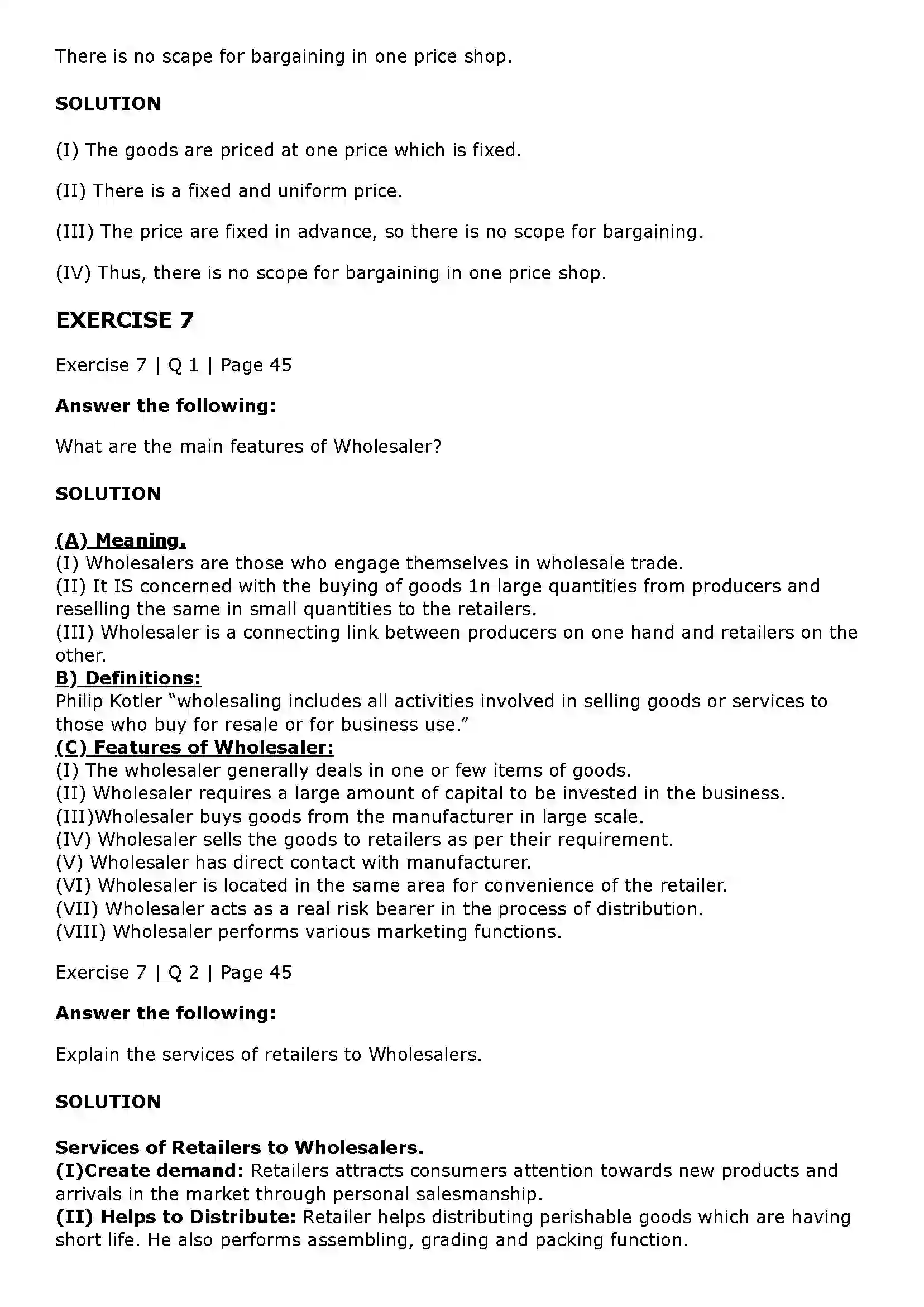 Maharashtra Board Class 11th Organisation of Commerce and Management (OC) Trade Solution 31