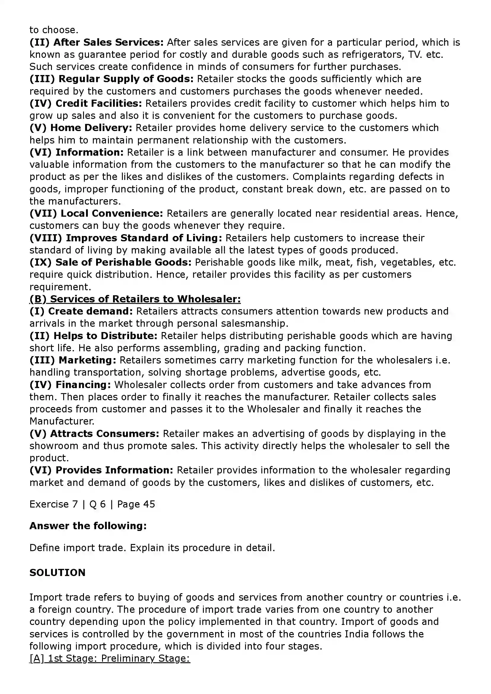 Maharashtra Board Class 11th Organisation of Commerce and Management (OC) Trade Solution 34