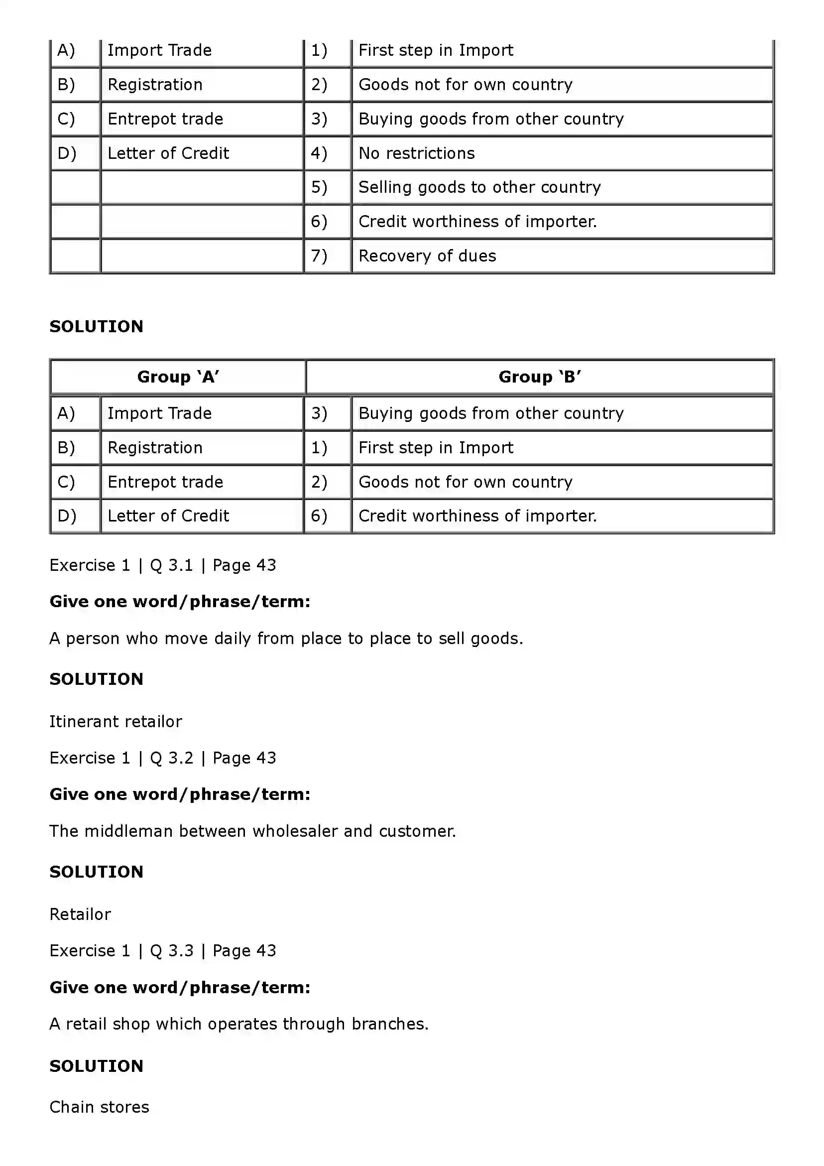 Maharashtra Board Class 11th Organisation of Commerce and Management (OC) Trade Solution 5