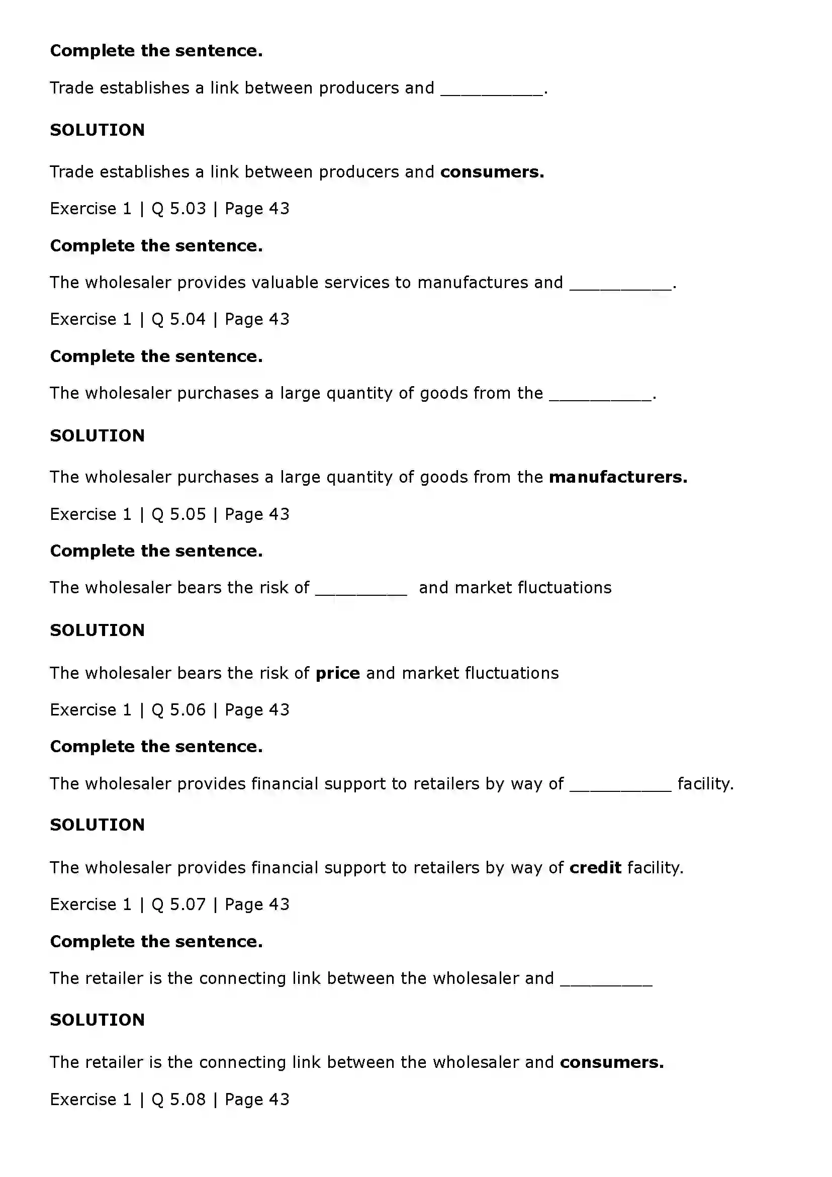 Maharashtra Board Class 11th Organisation of Commerce and Management (OC) Trade Solution 9