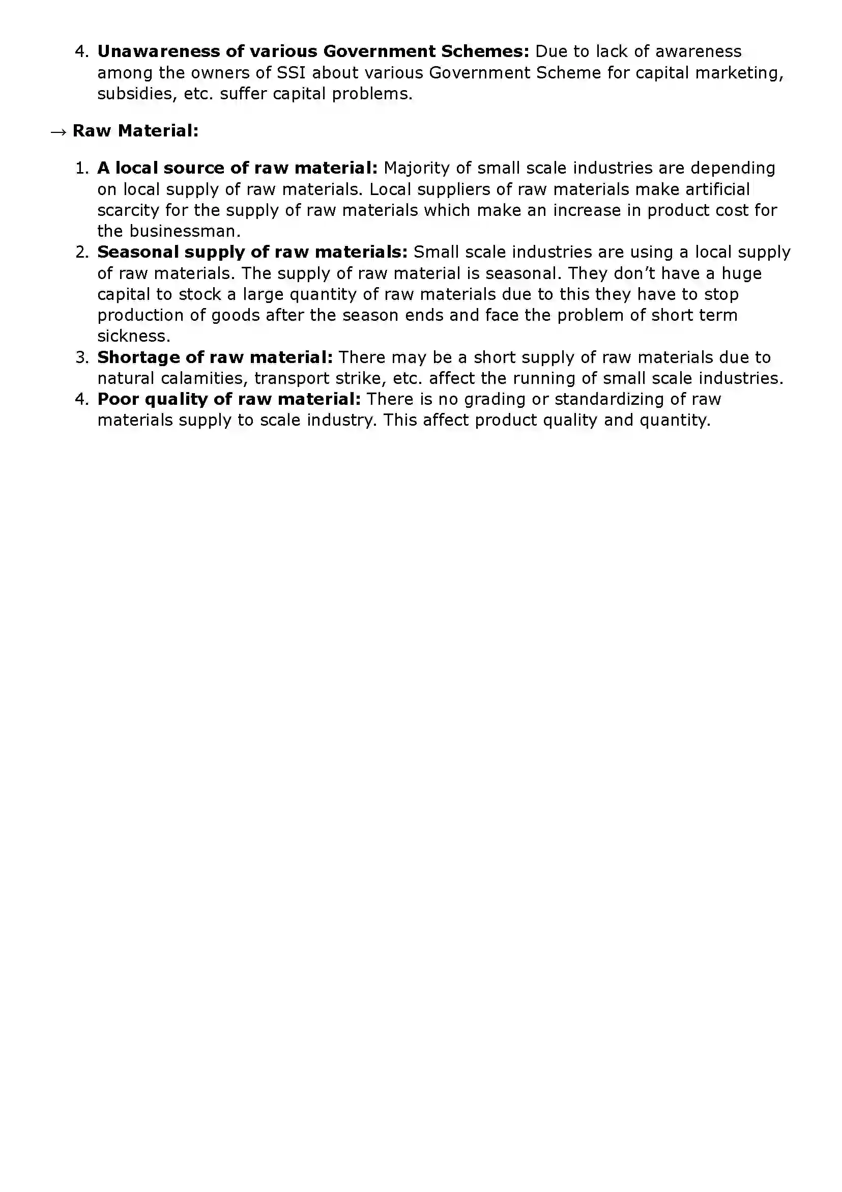 Maharashtra Board Class 11th Organisation of Commerce and Management (OC) Small Scale Industry and Business Solution 23