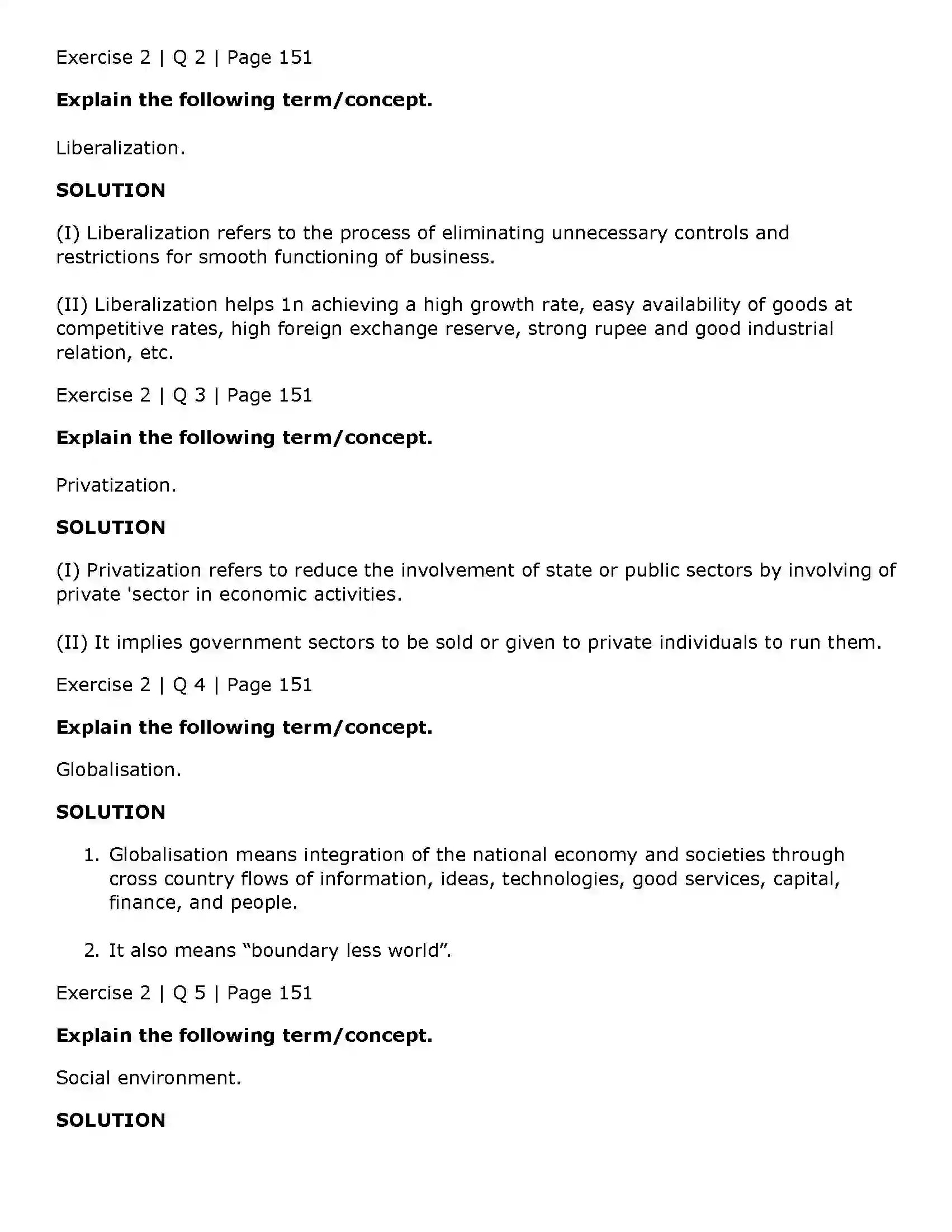 Maharashtra Board Class 11th Organisation of Commerce and Management (OC) Business Enviroment Solution 13