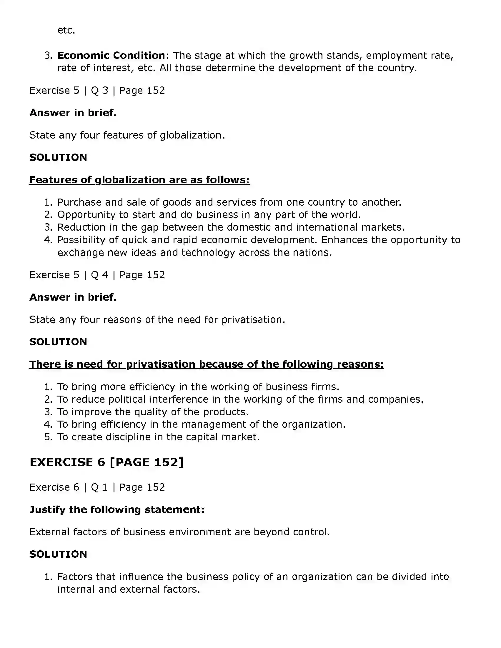 Maharashtra Board Class 11th Organisation of Commerce and Management (OC) Business Enviroment Solution 25