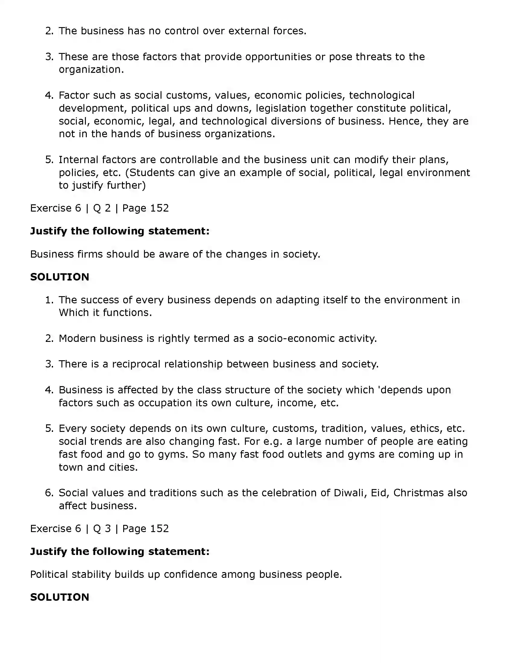 Maharashtra Board Class 11th Organisation of Commerce and Management (OC) Business Enviroment Solution 26