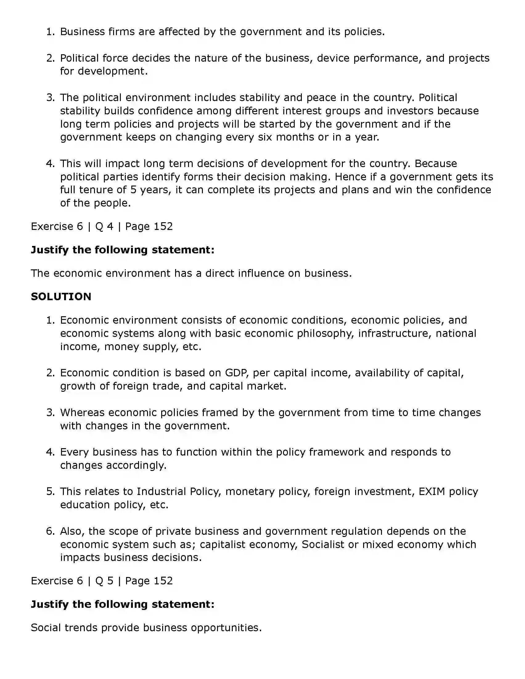Maharashtra Board Class 11th Organisation of Commerce and Management (OC) Business Enviroment Solution 27