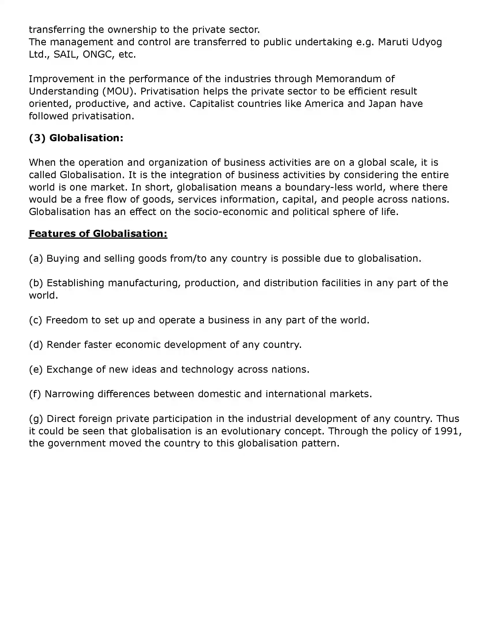 Maharashtra Board Class 11th Organisation of Commerce and Management (OC) Business Enviroment Solution 36