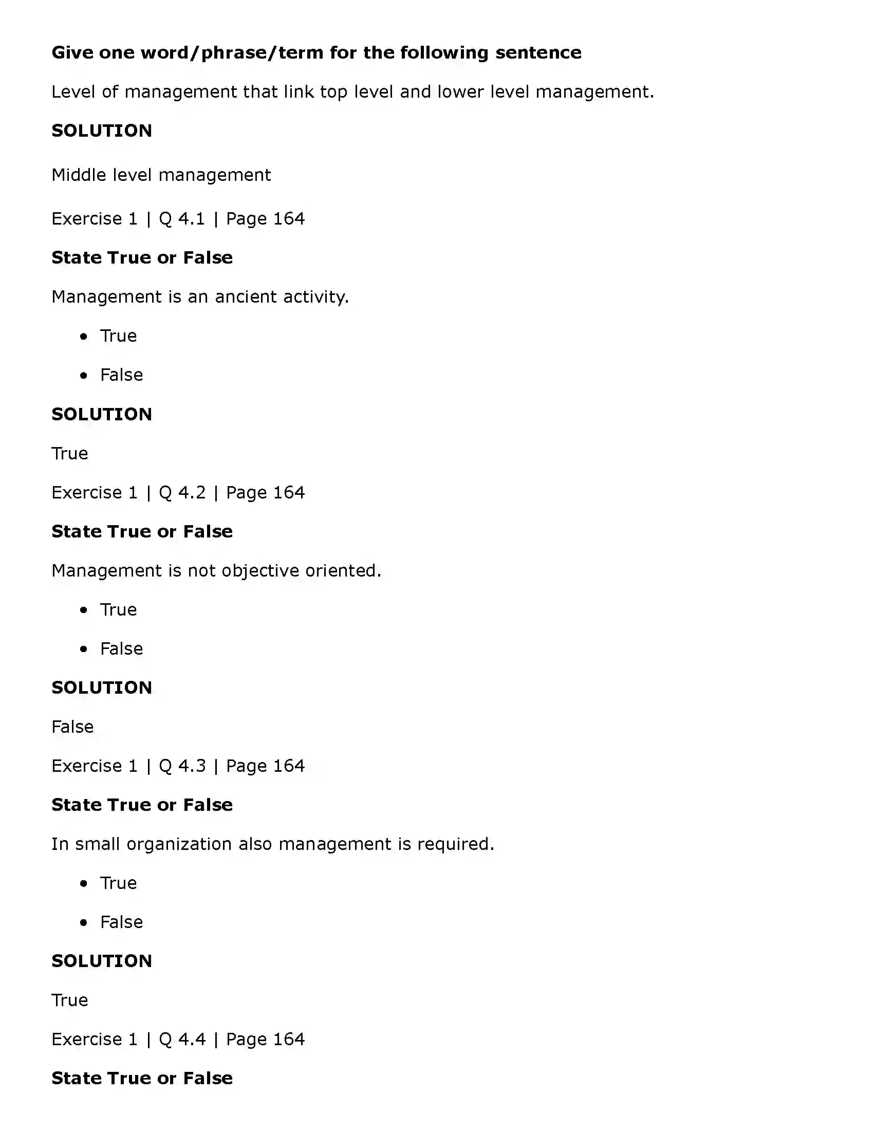 Maharashtra Board Class 11th Organisation of Commerce and Management (OC) Introduction to Management Solution 5