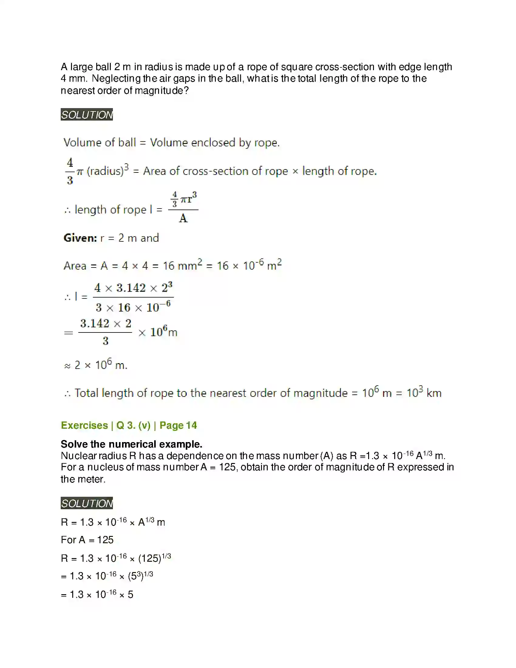 Maharashtra Board Class 11th Physics Units and Measurements Solution 11