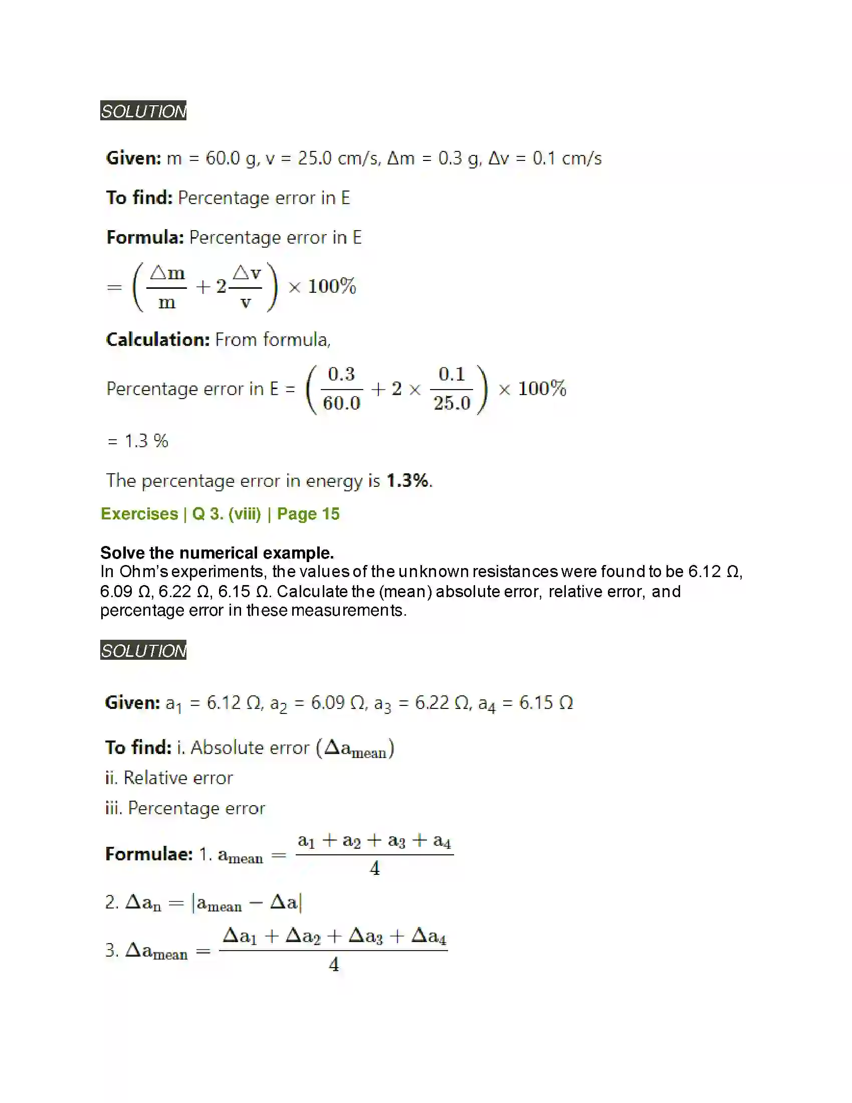 Maharashtra Board Class 11th Physics Units and Measurements Solution 14
