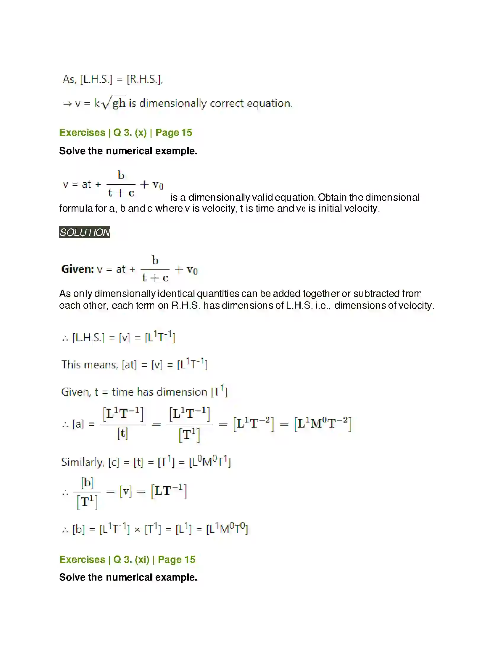 Maharashtra Board Class 11th Physics Units and Measurements Solution 16