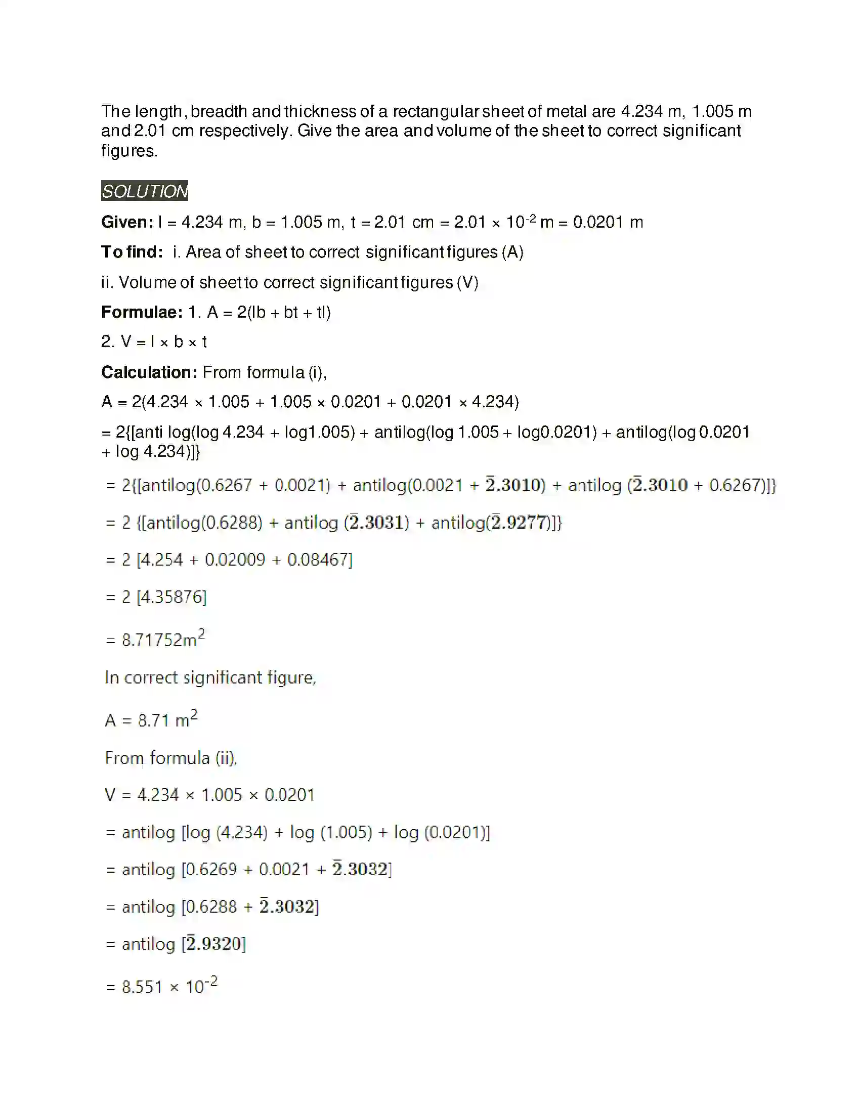 Maharashtra Board Class 11th Physics Units and Measurements Solution 17