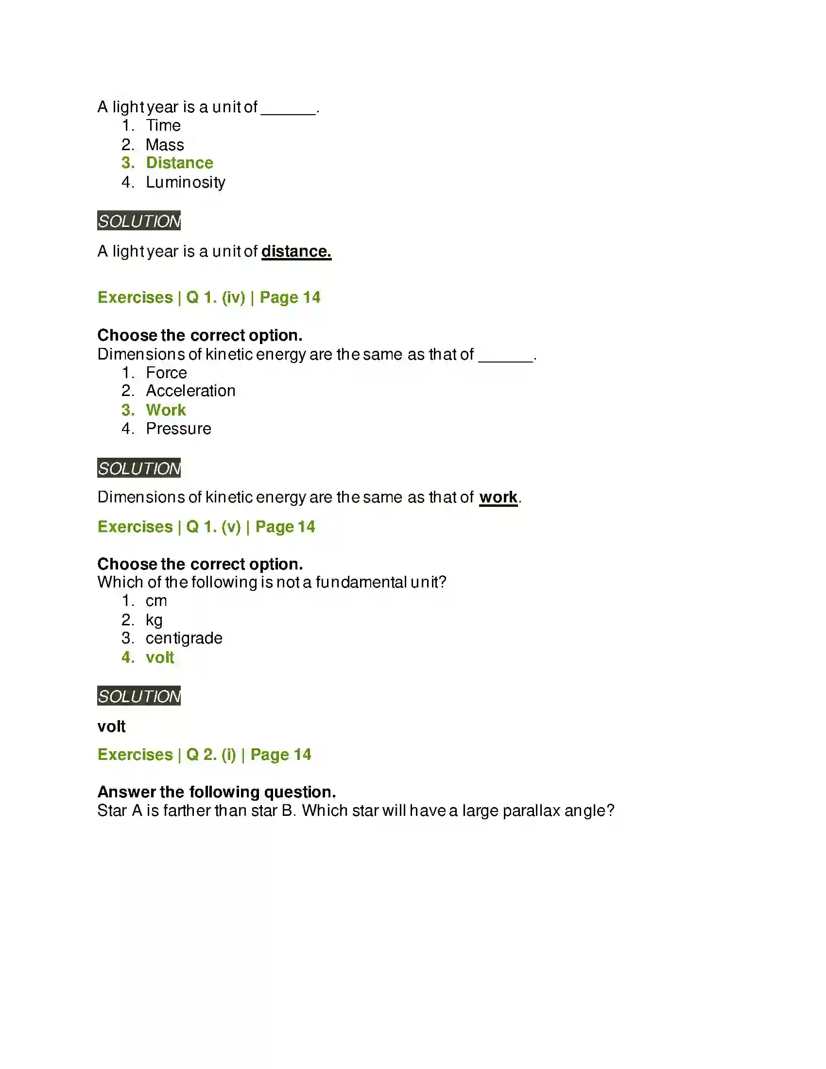 Maharashtra Board Class 11th Physics Units and Measurements Solution 2