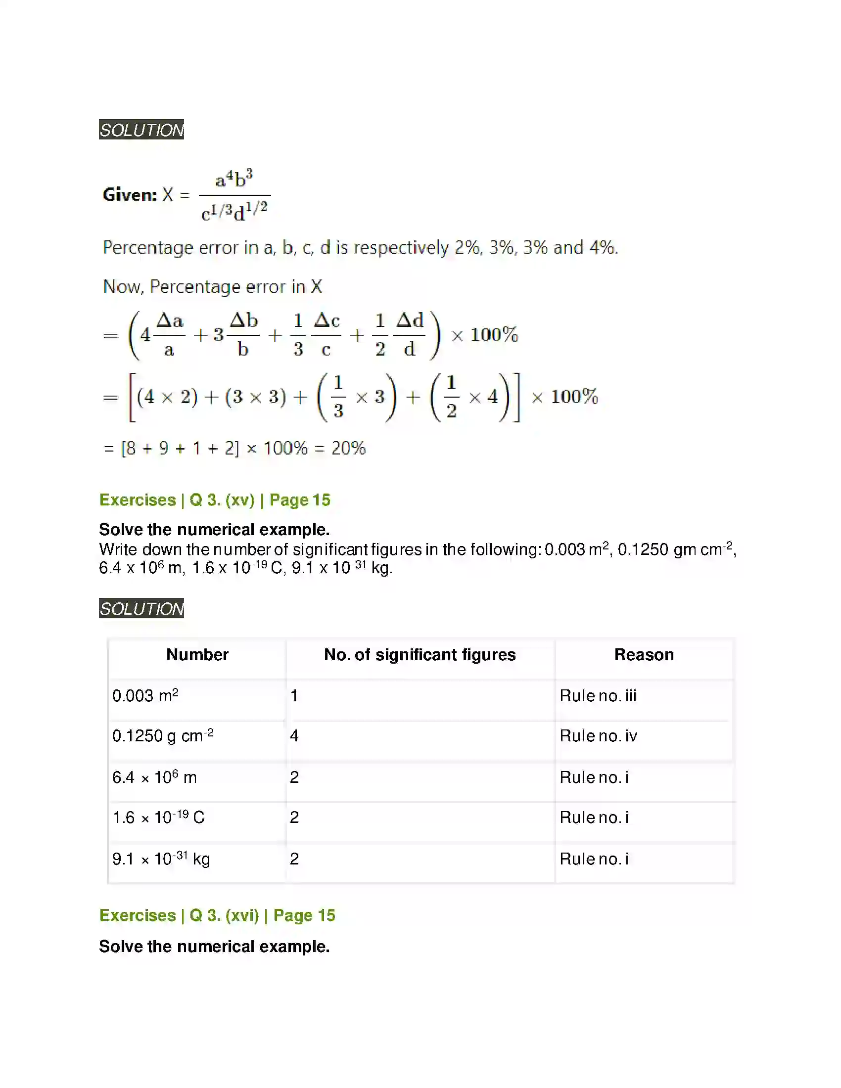 Maharashtra Board Class 11th Physics Units and Measurements Solution 20
