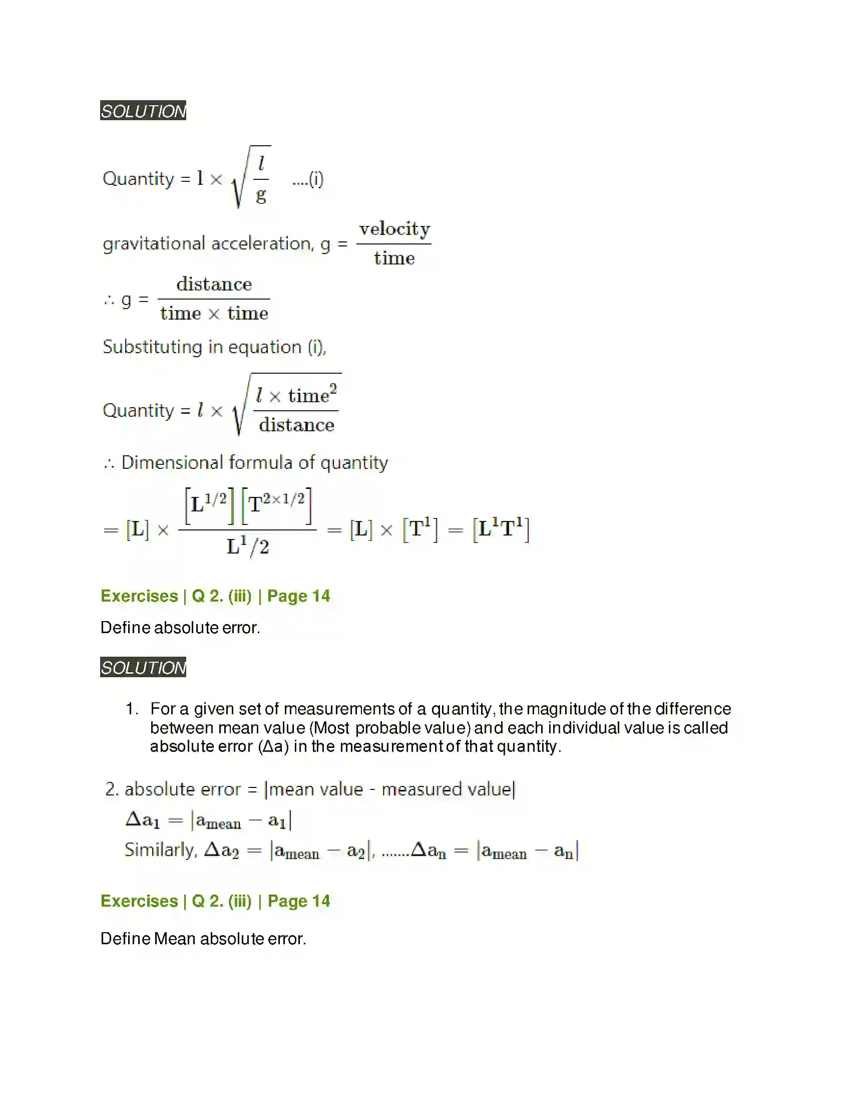 Maharashtra Board Class 11th Physics Units and Measurements Solution 4