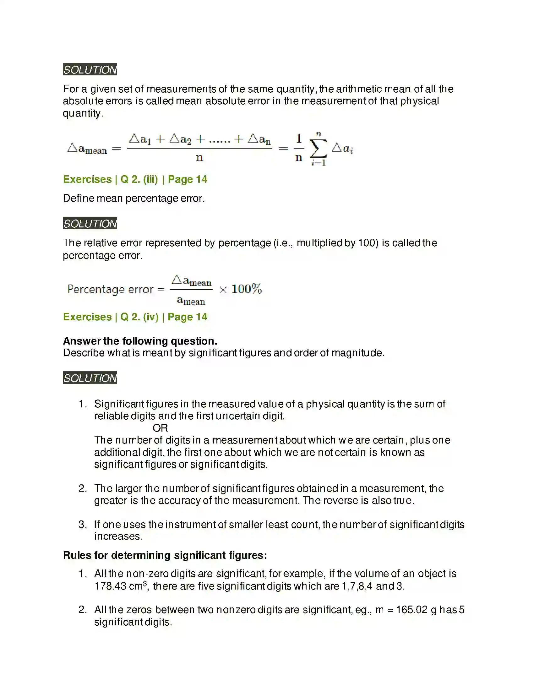 Maharashtra Board Class 11th Physics Units and Measurements Solution 5