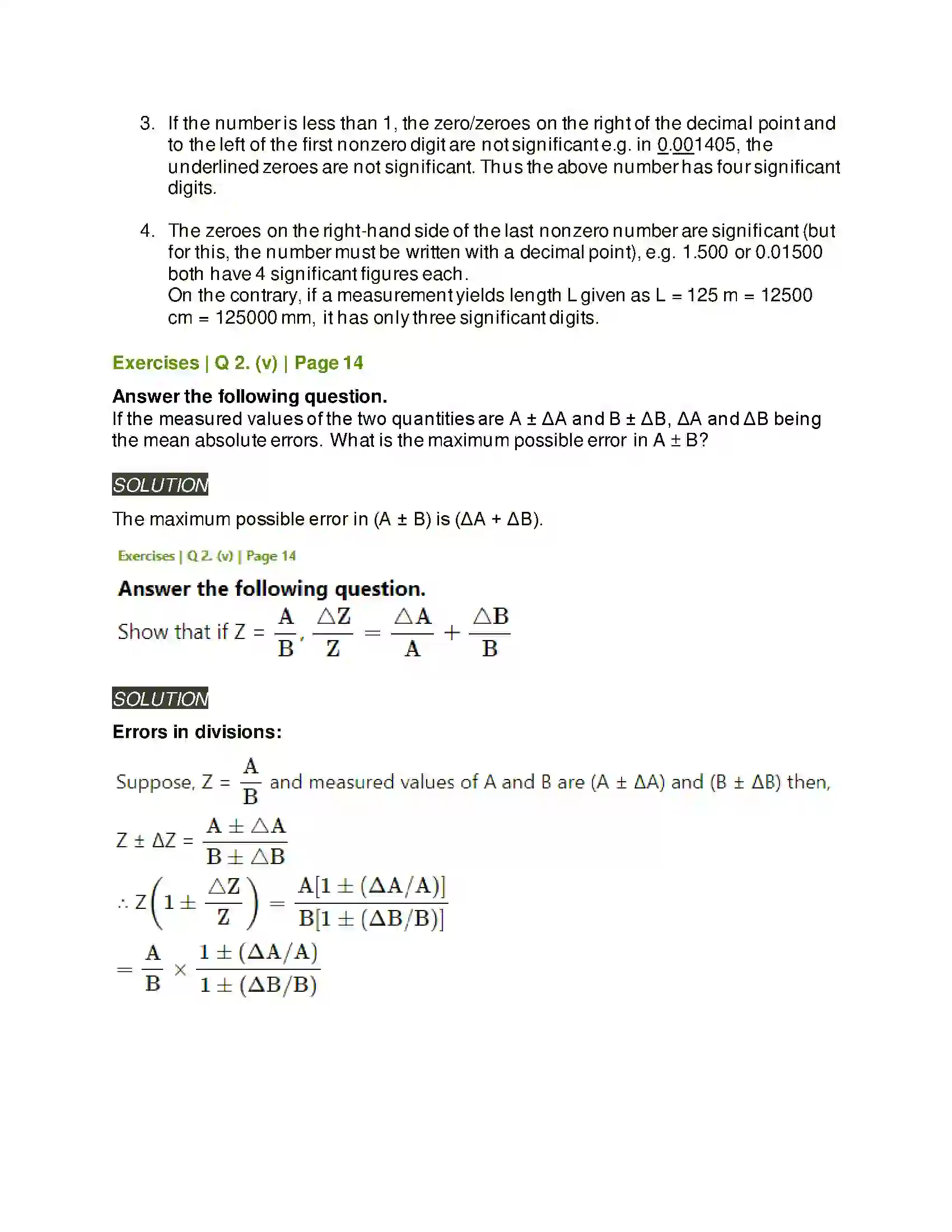 Maharashtra Board Class 11th Physics Units and Measurements Solution 6