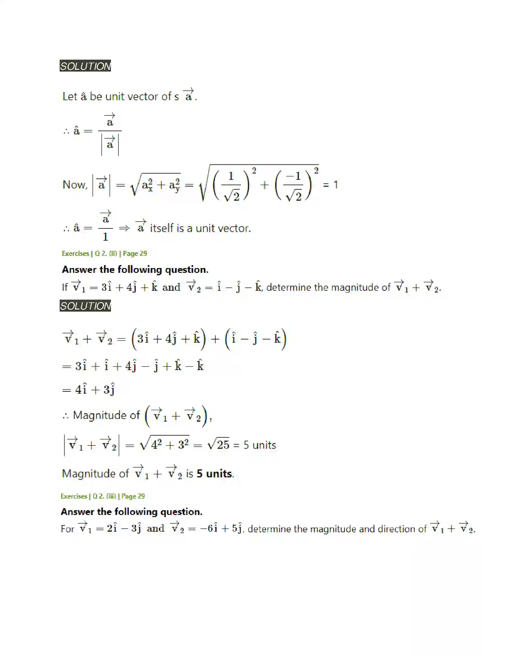 Maharashtra Board Class 11th Physics Mathematical Methods Solution 3