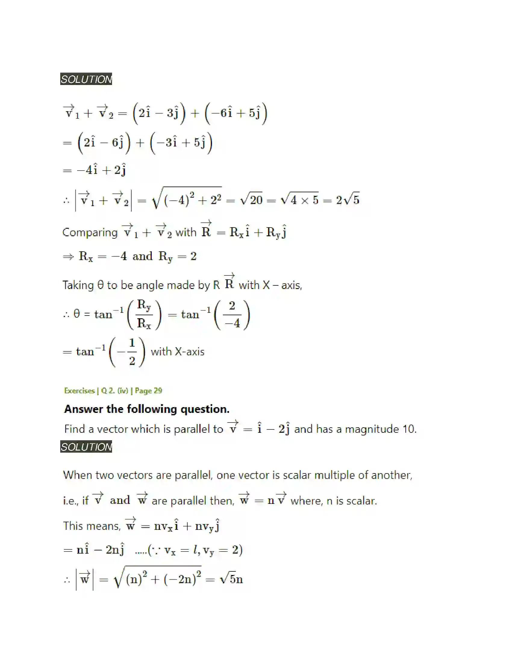 Maharashtra Board Class 11th Physics Mathematical Methods Solution 4