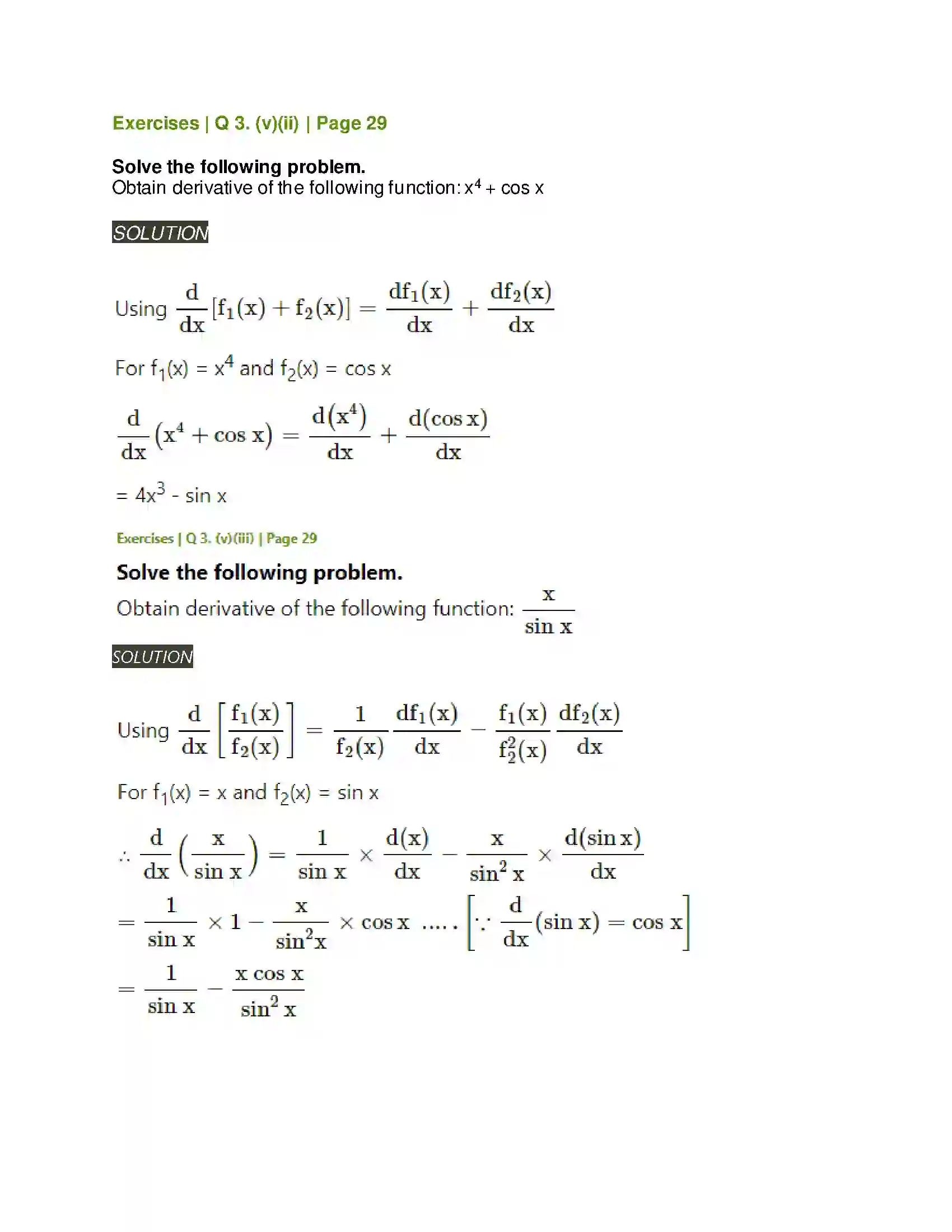 Maharashtra Board Class 11th Physics Mathematical Methods Solution 9