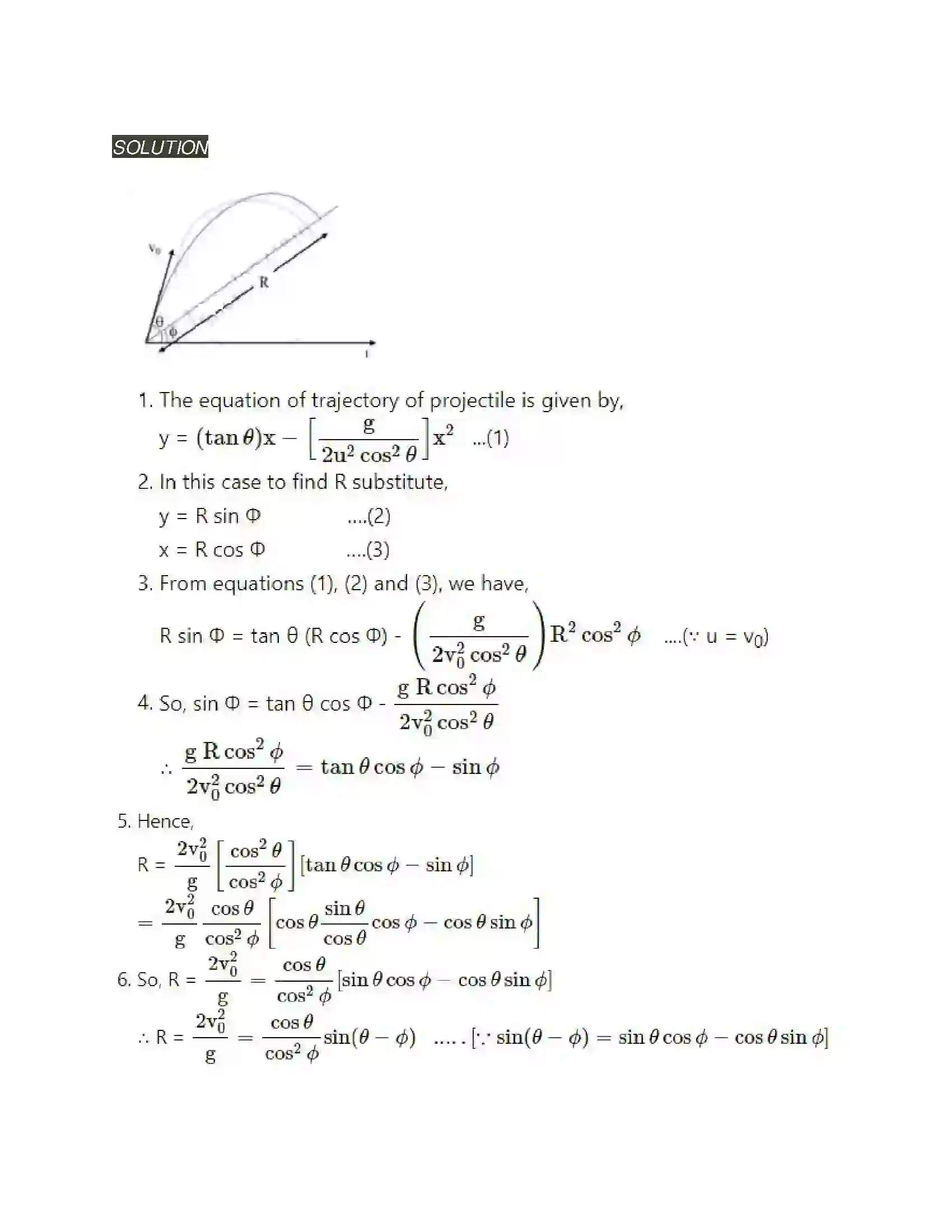 Maharashtra Board Class 11th Physics Motion in a Plane Solution 16
