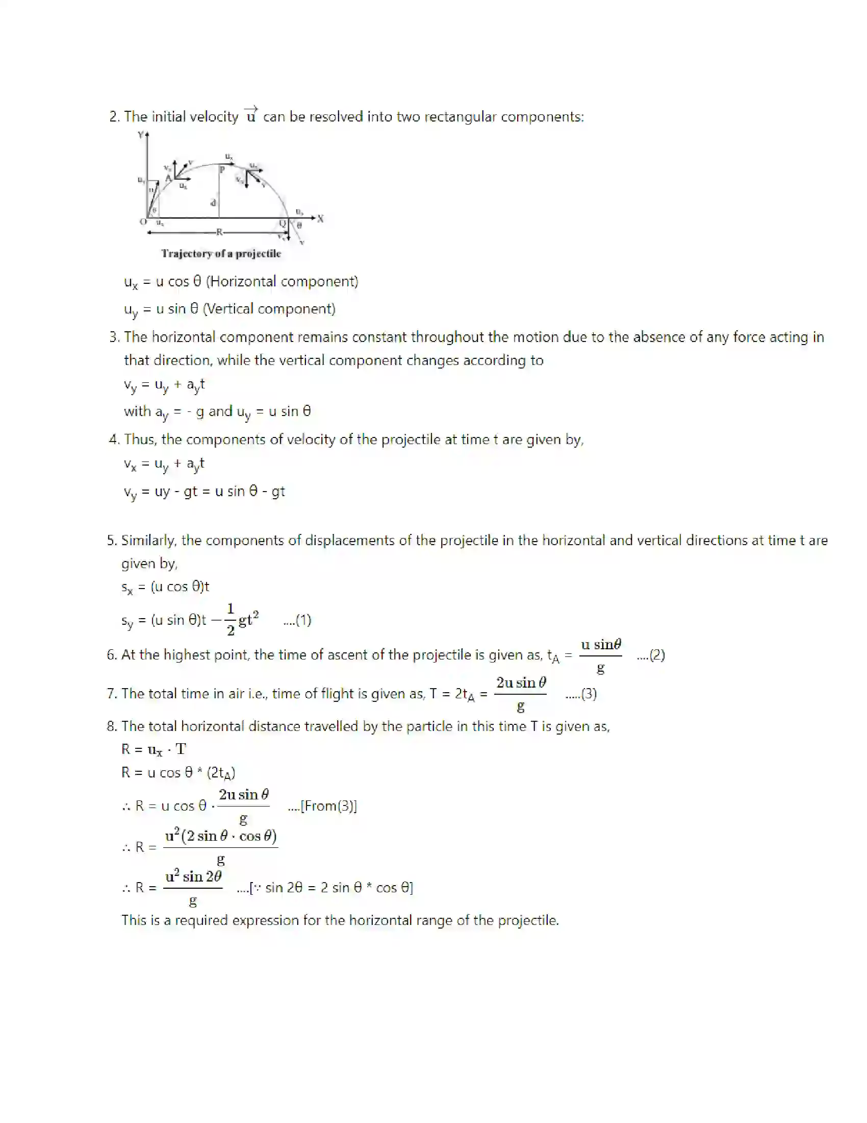 Maharashtra Board Class 11th Physics Motion in a Plane Solution 7