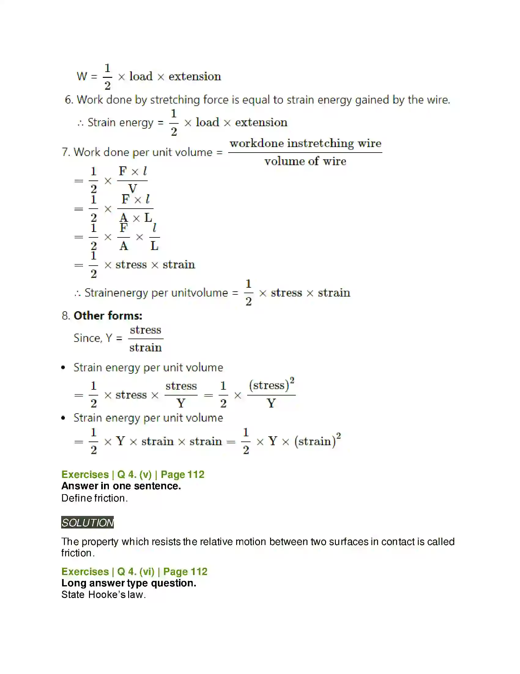 Maharashtra Board Class 11th Physics Mechanical Properties of Solids Solution 11